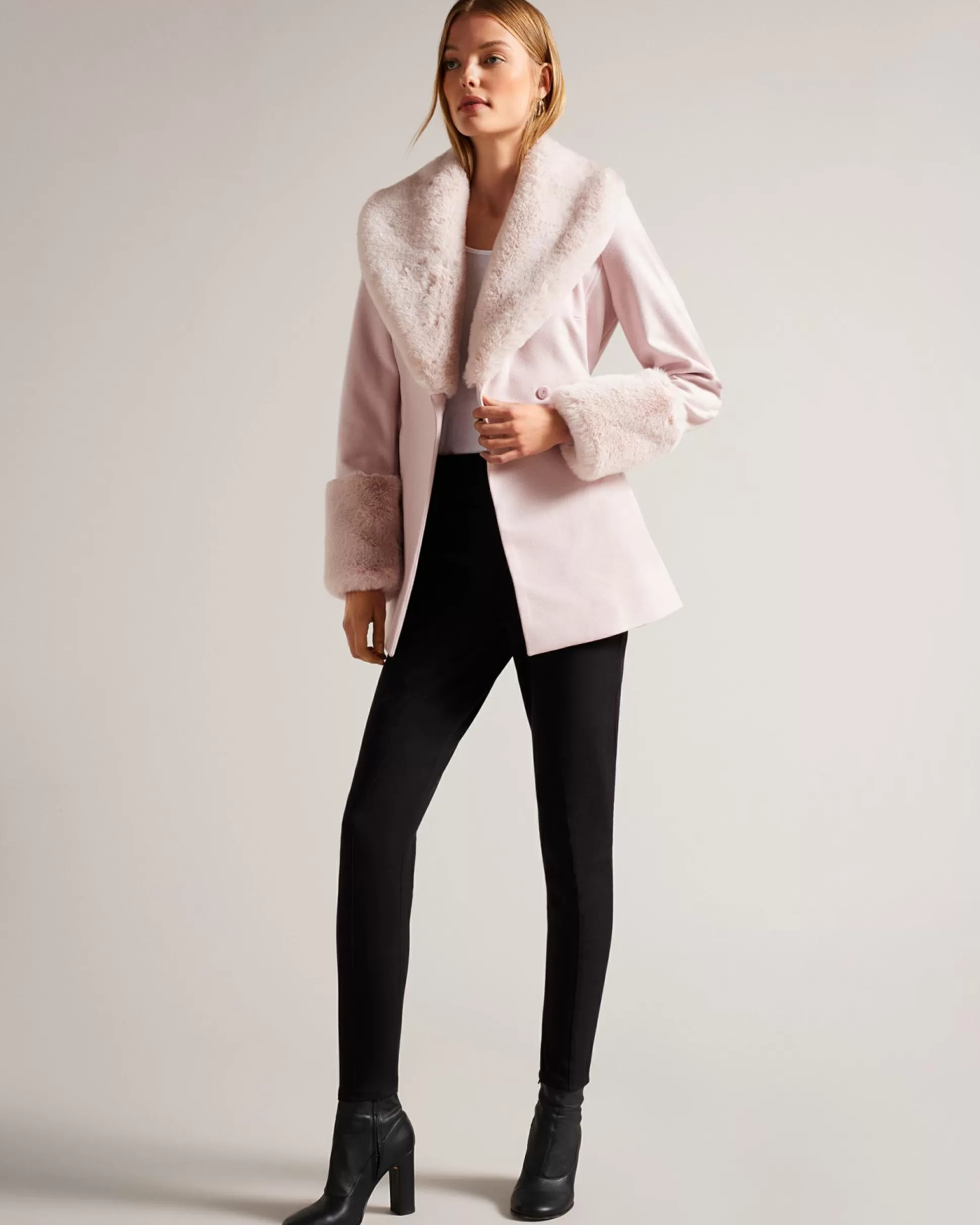 Coats & Jackets^Ted Baker Loleta Dusky Pink