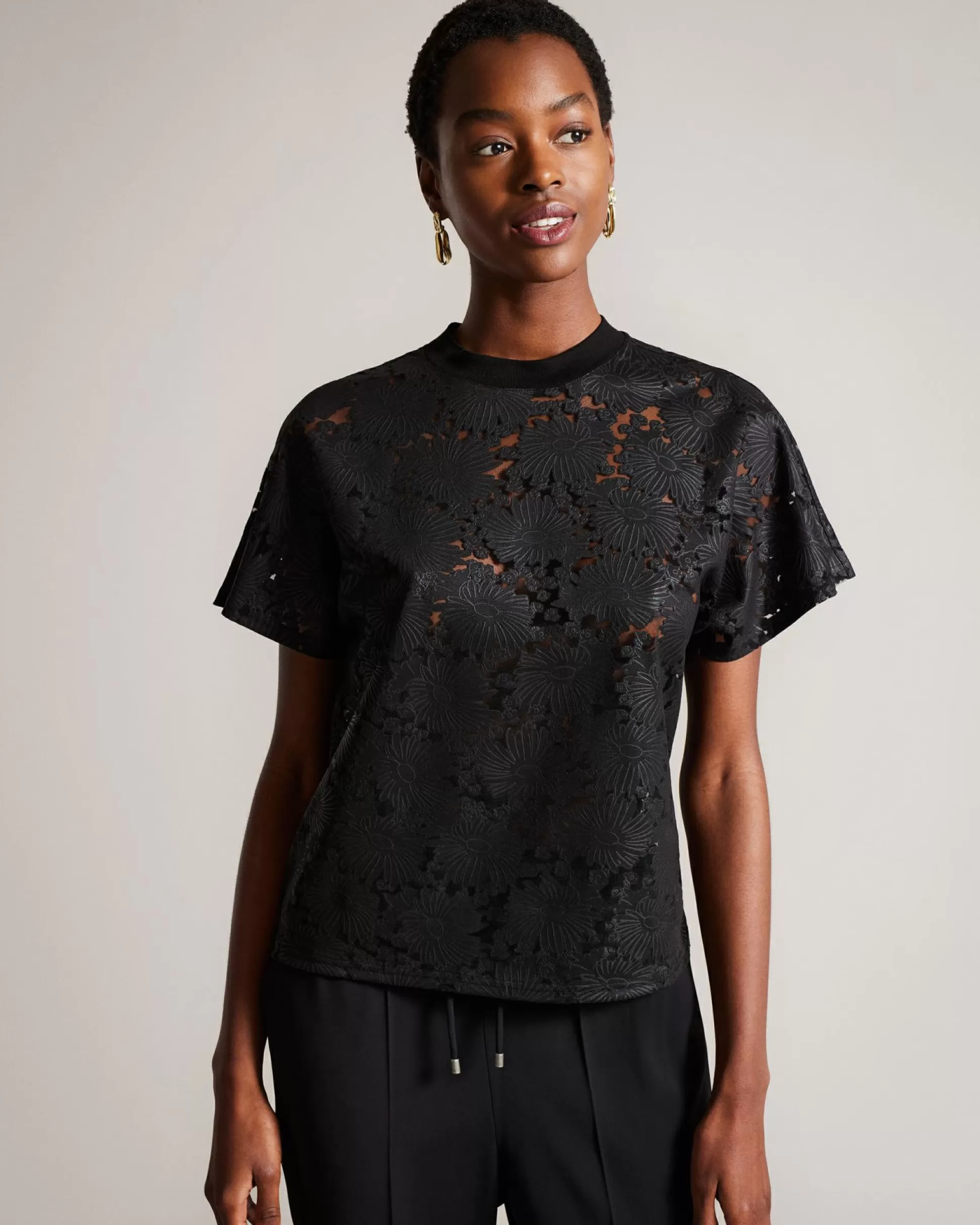 T-Shirts & Vests | Tops & Blouses^Ted Baker Maralo Black