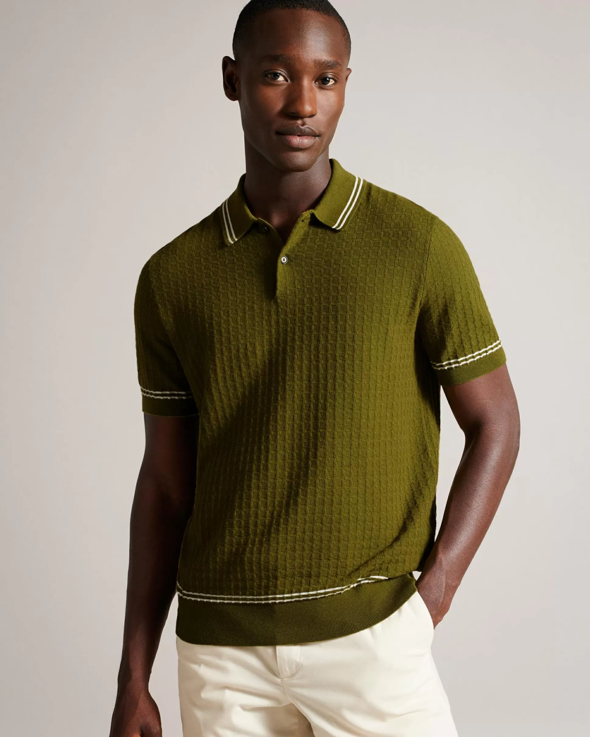 Tops | Polo Shirts^Ted Baker Maytain Olive