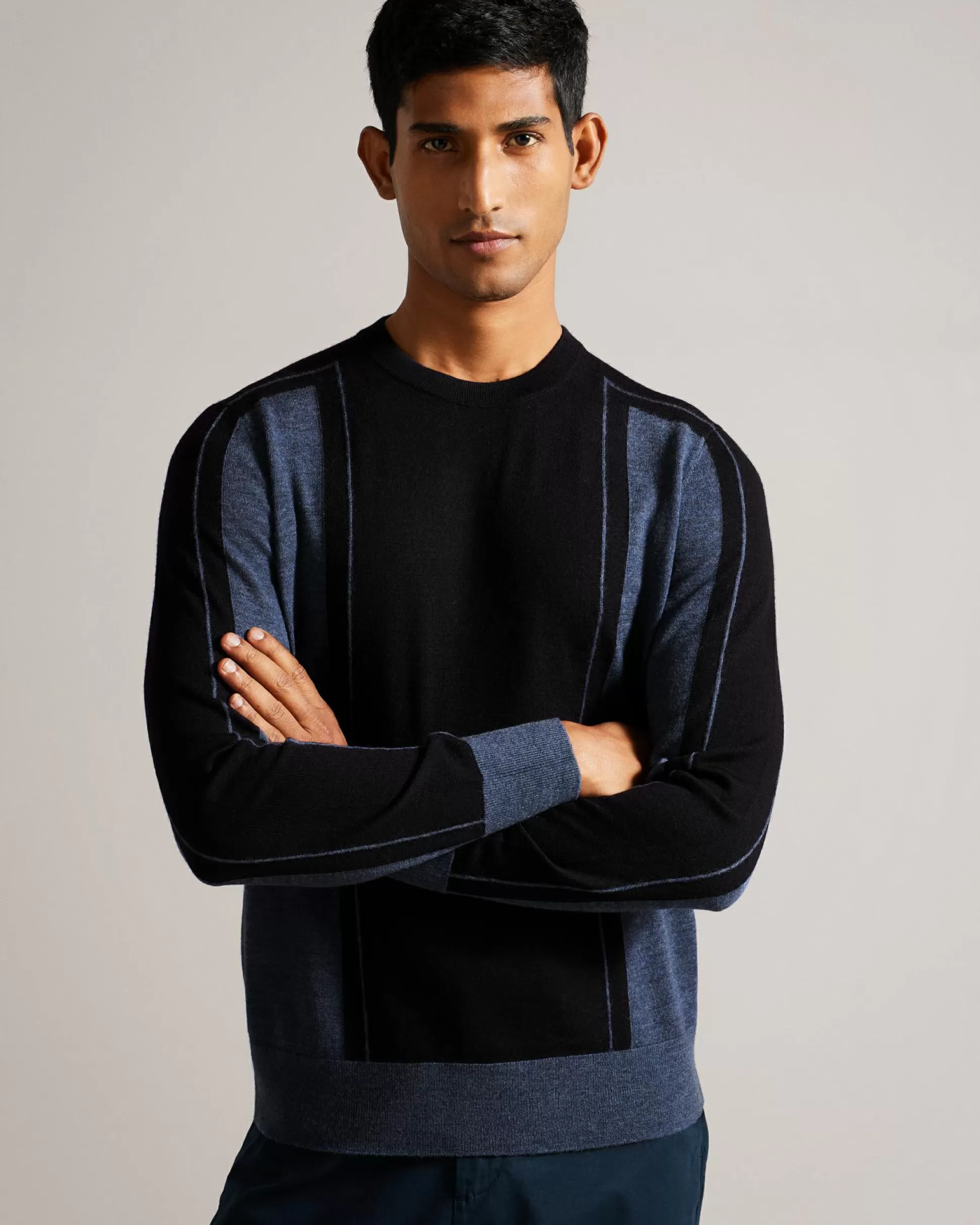 Jumpers & Knitwear^Ted Baker Mitted Navy