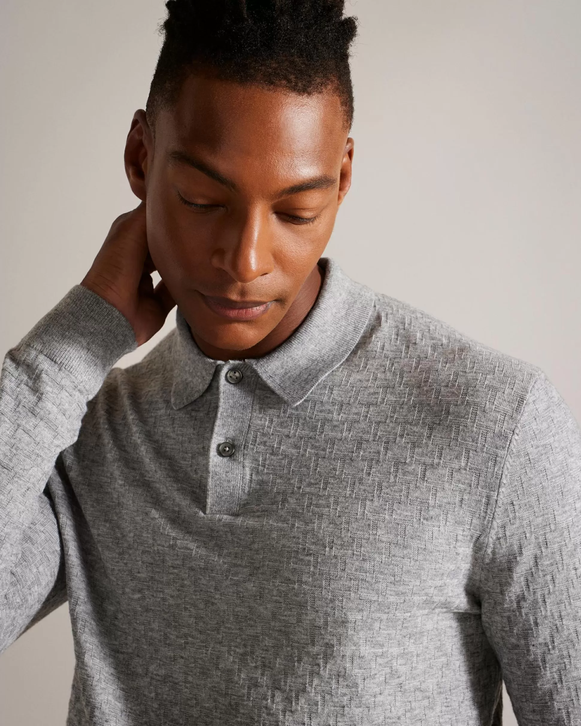 Tops | Polo Shirts^Ted Baker Morar Grey-Marl