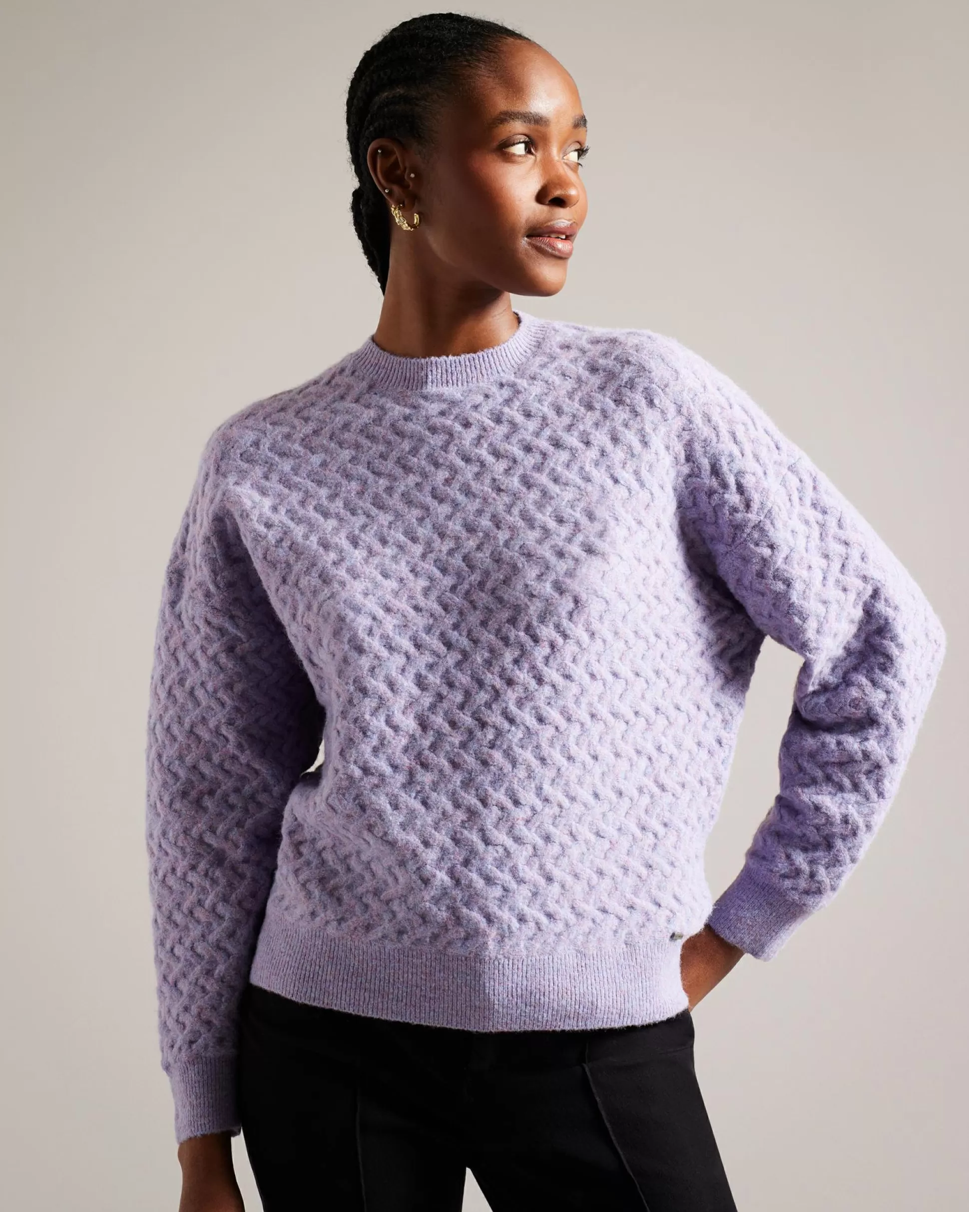 Jumpers & Cardigans^Ted Baker Morlea Light Purple