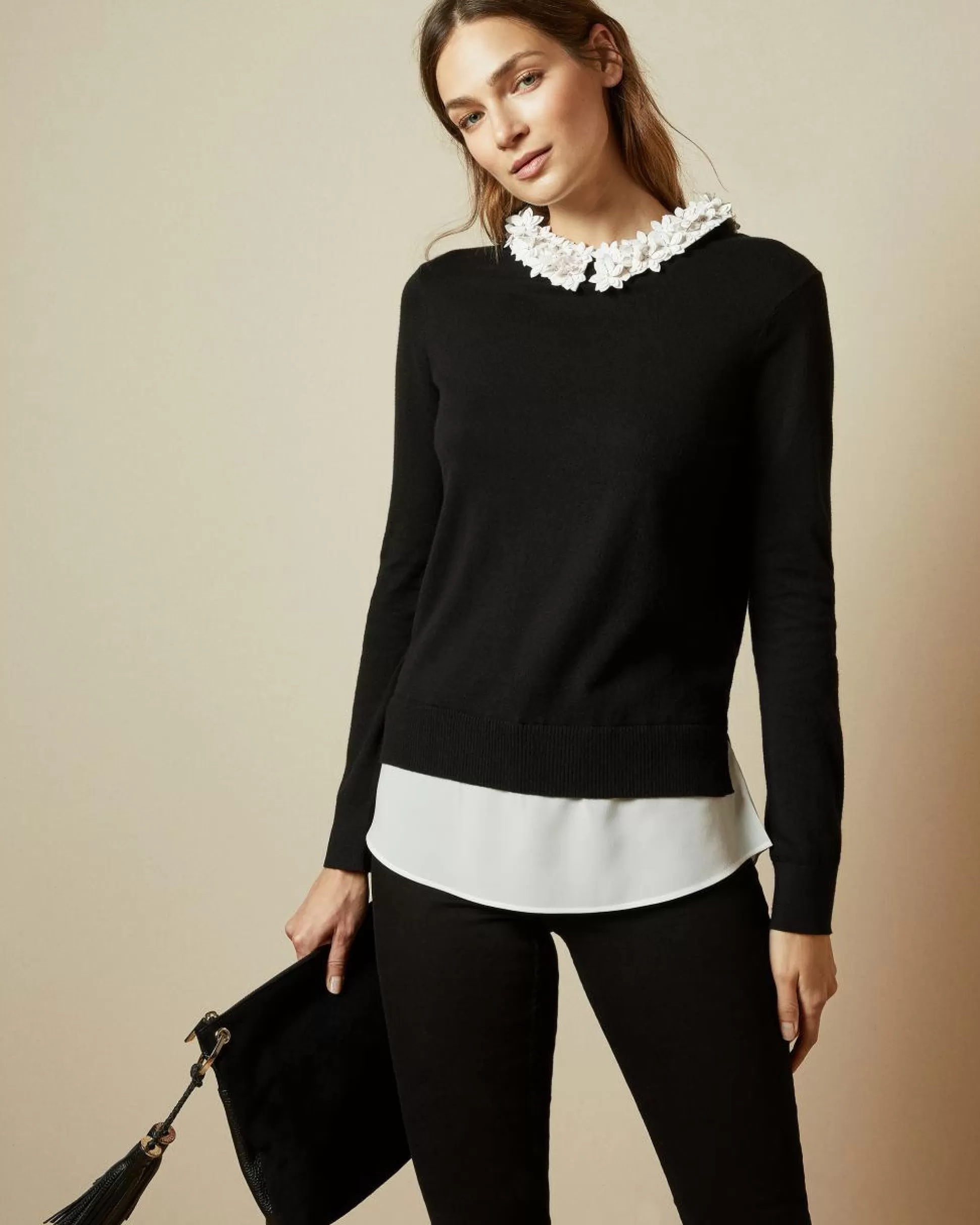 Jumpers & Cardigans^Ted Baker Nansea Black