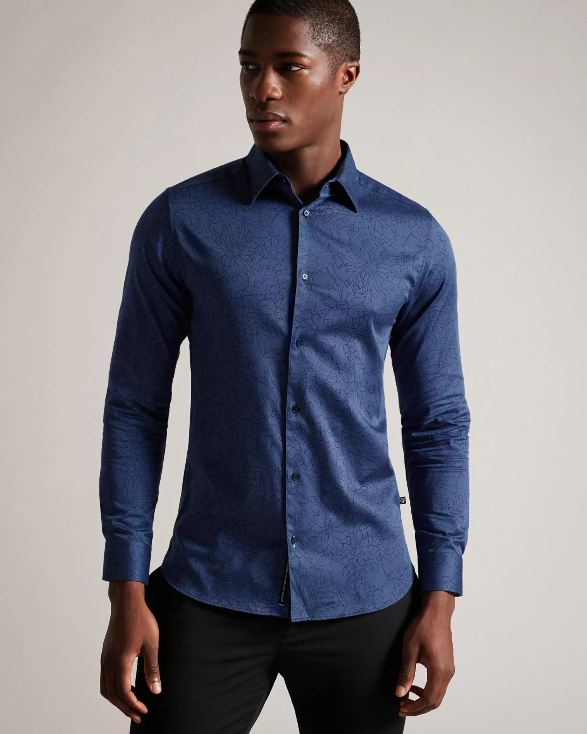 Shirts^Ted Baker Neale Navy