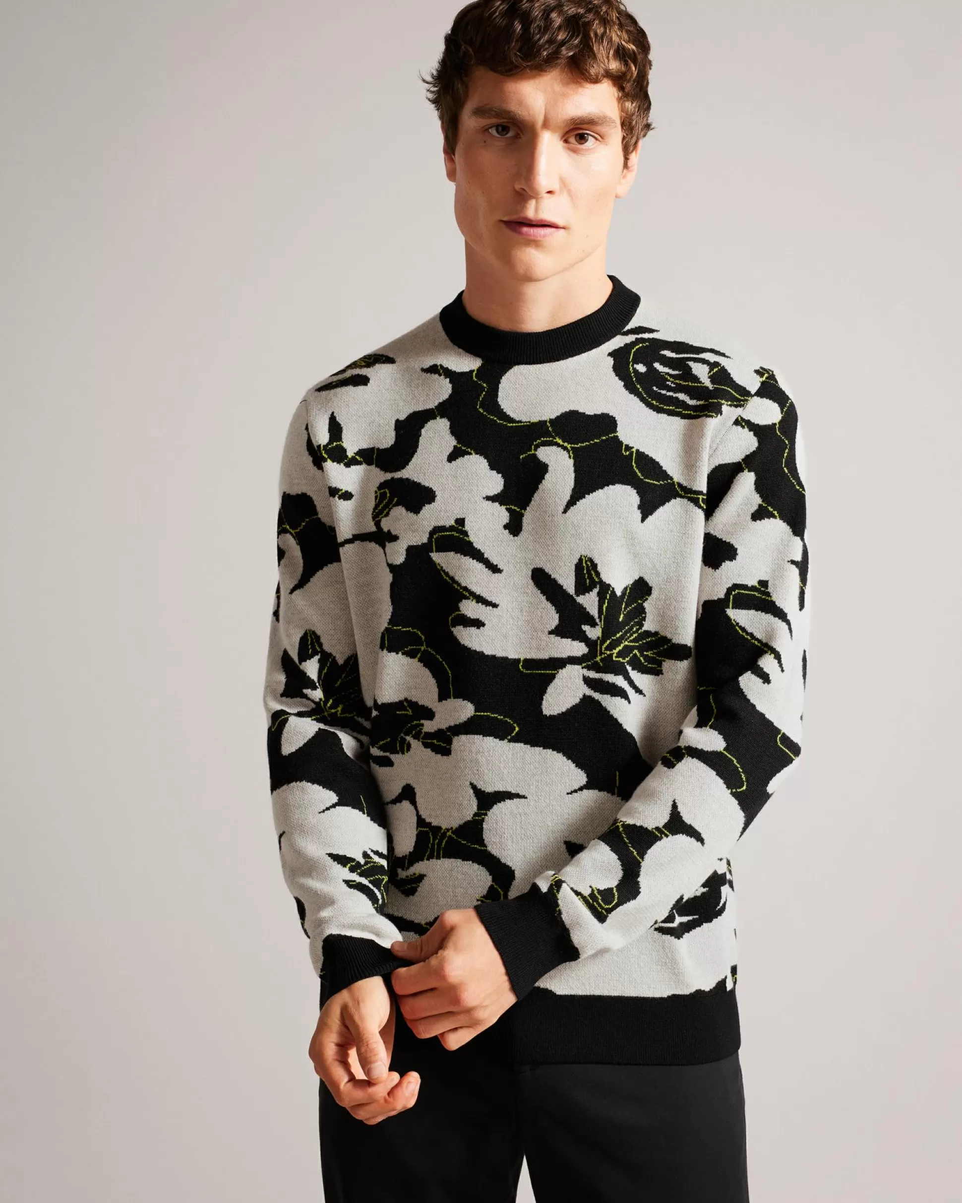 Jumpers & Knitwear^Ted Baker Ozier Black