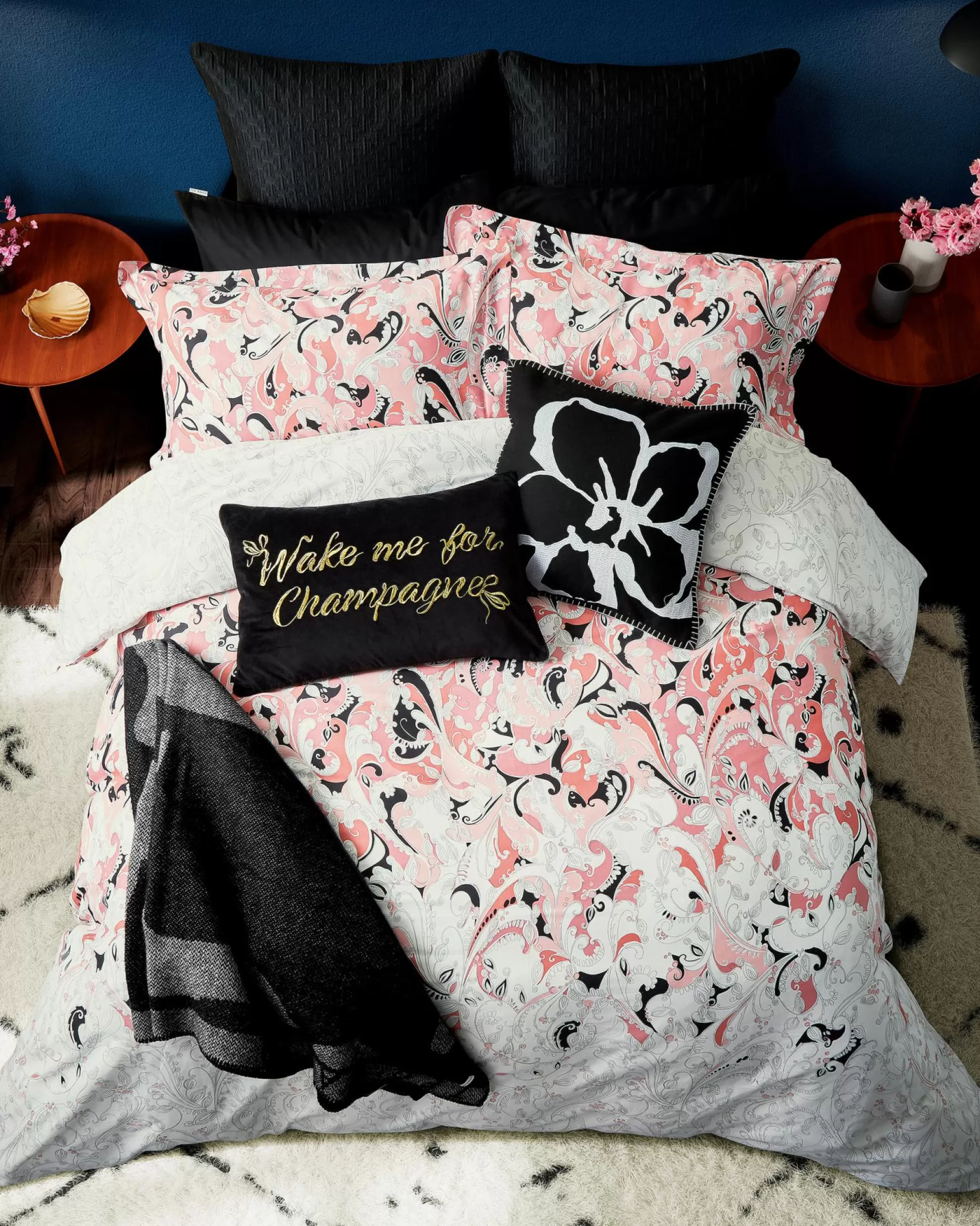 Bedding^Ted Baker Paisey Pink