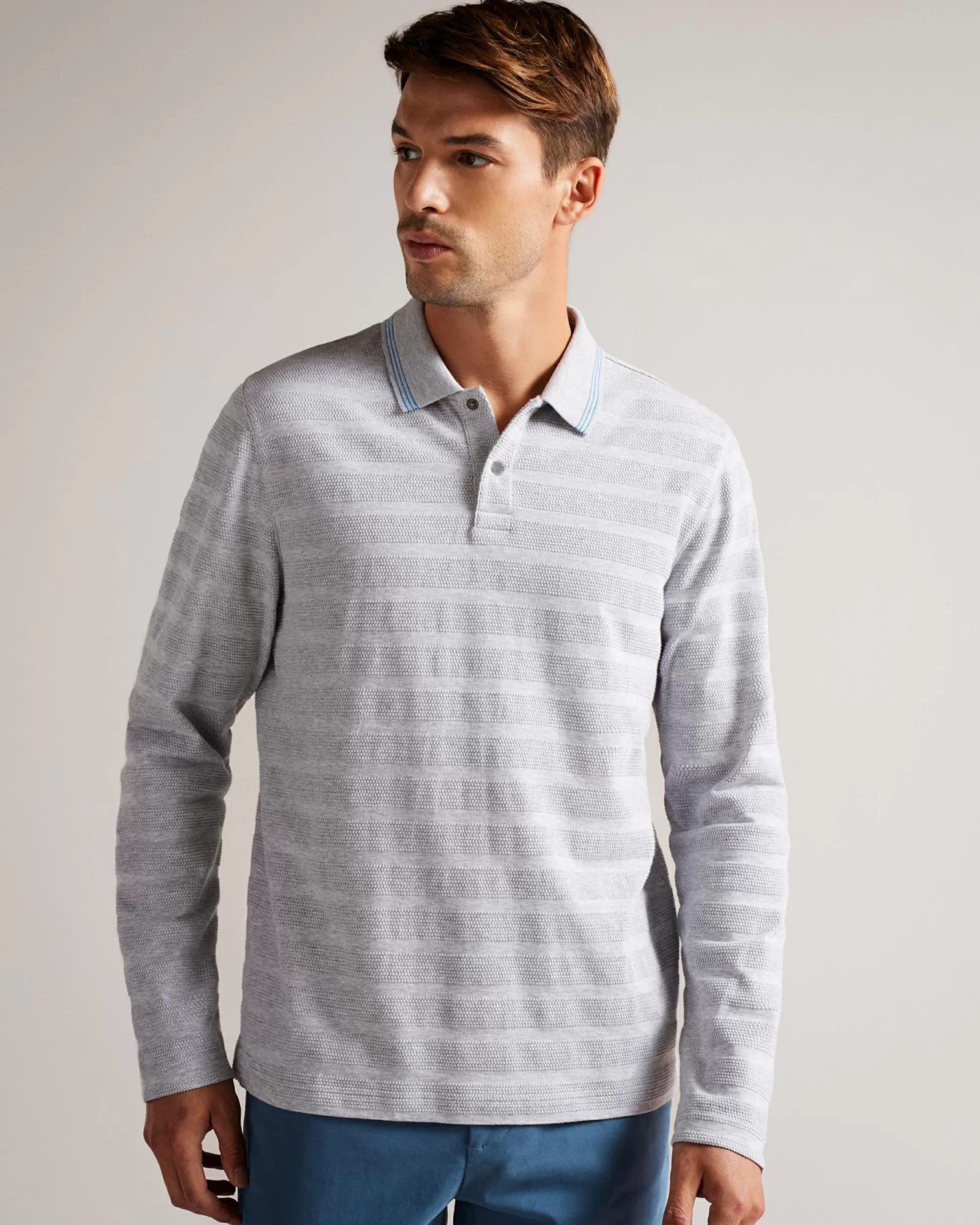 Tops | Polo Shirts^Ted Baker Penine Grey-Marl