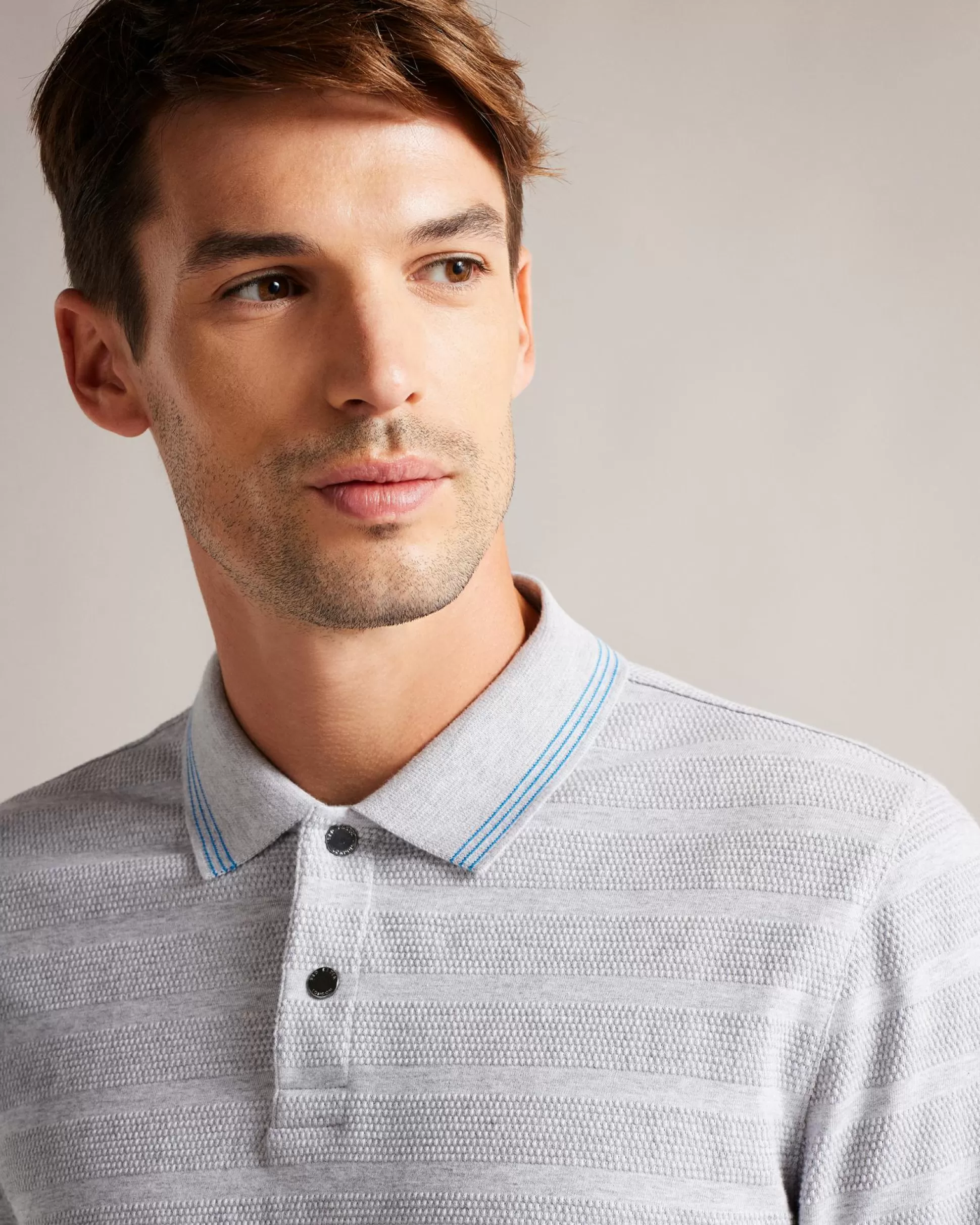 Tops | Polo Shirts^Ted Baker Penine Grey-Marl