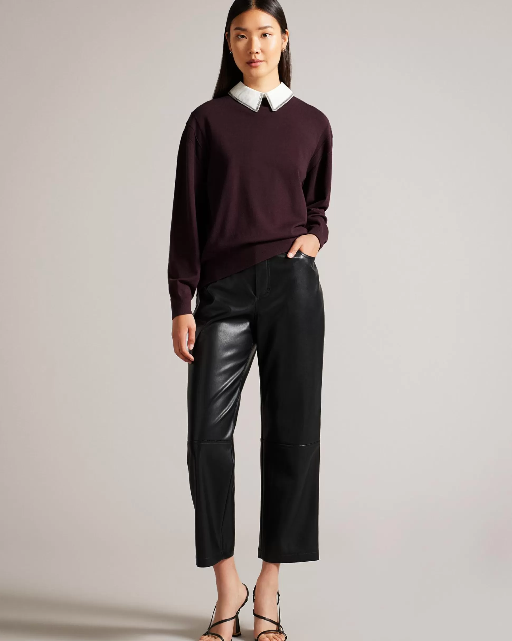 Jumpers & Cardigans^Ted Baker Penniii Dark Brown