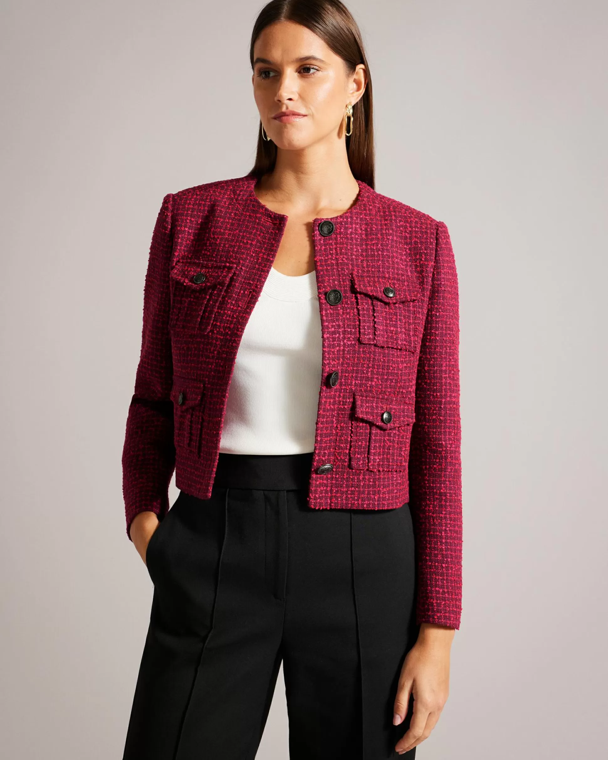 Coats & Jackets^Ted Baker Pennio Light Red