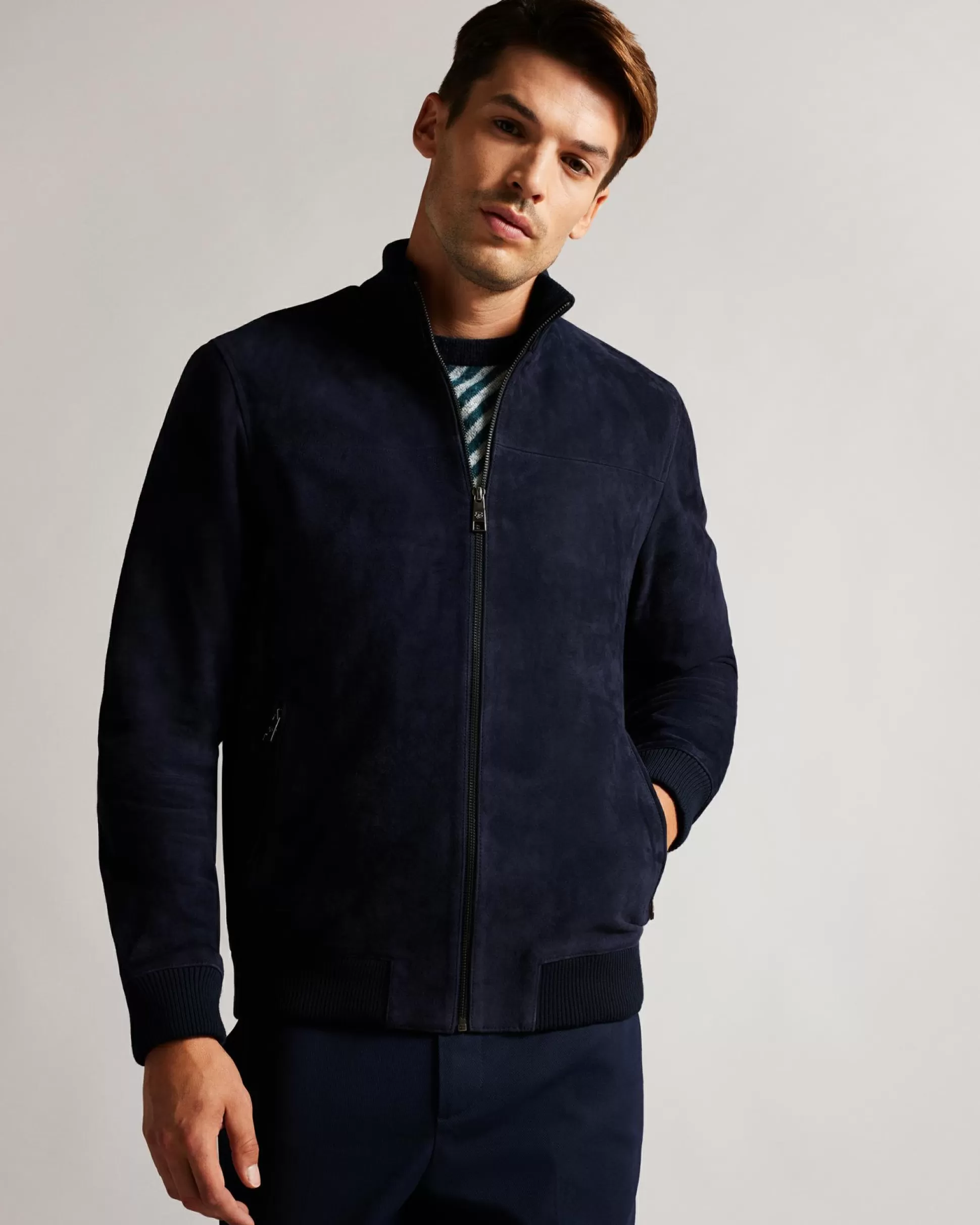 Coats & Jackets^Ted Baker Peveril Navy