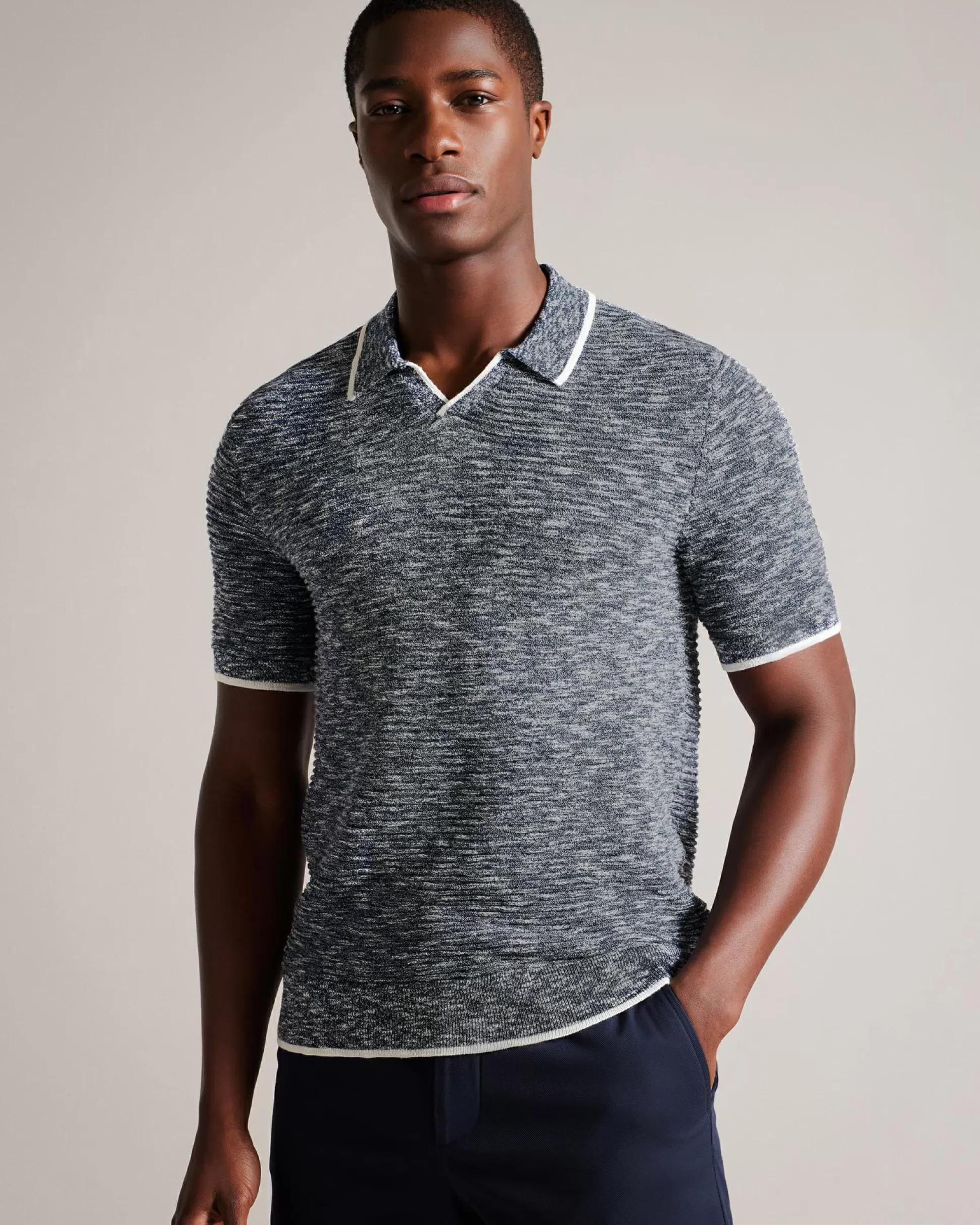 Tops | Polo Shirts^Ted Baker Plantr Dark Blue