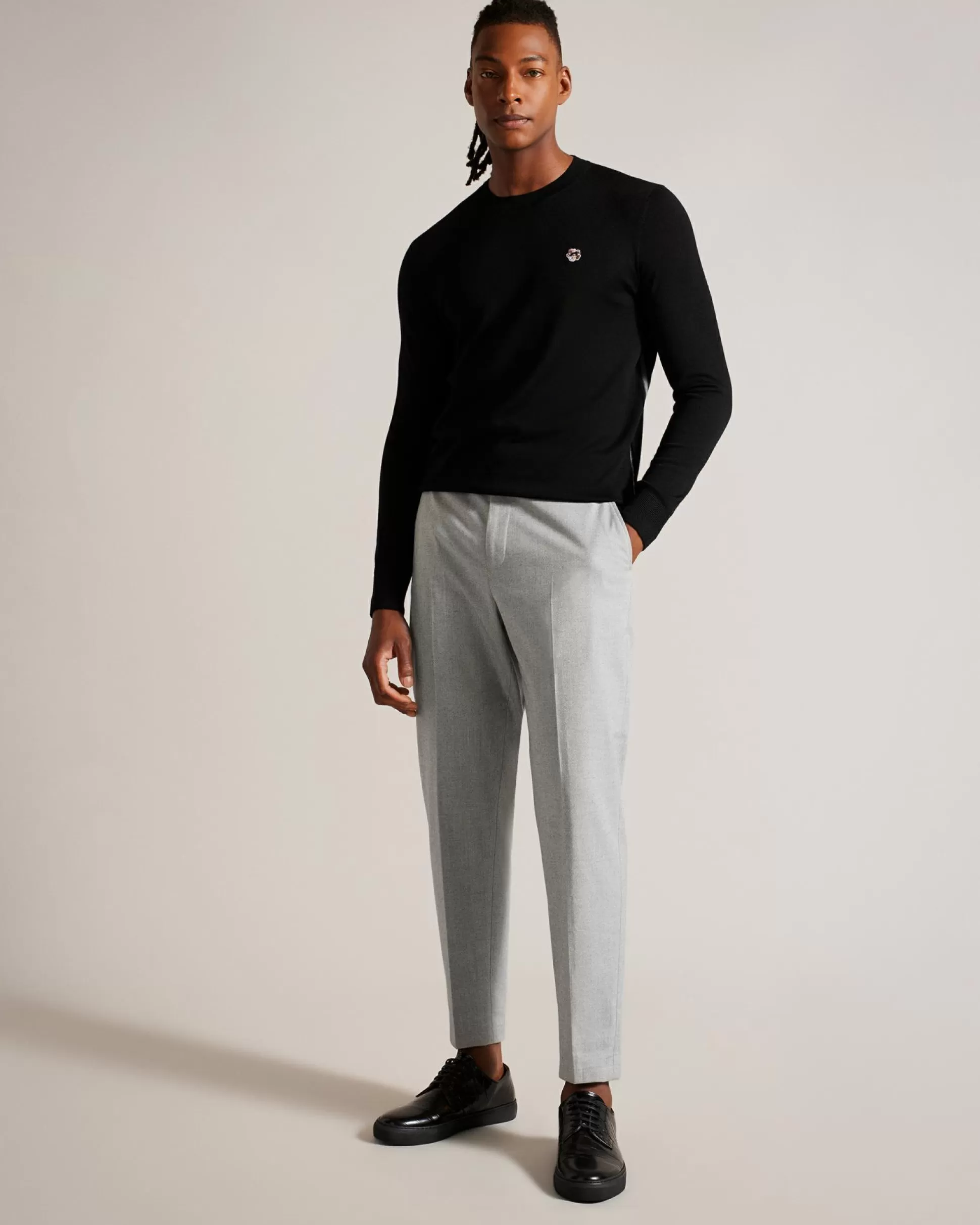 Trousers & Chinos^Ted Baker Quanto Light Grey