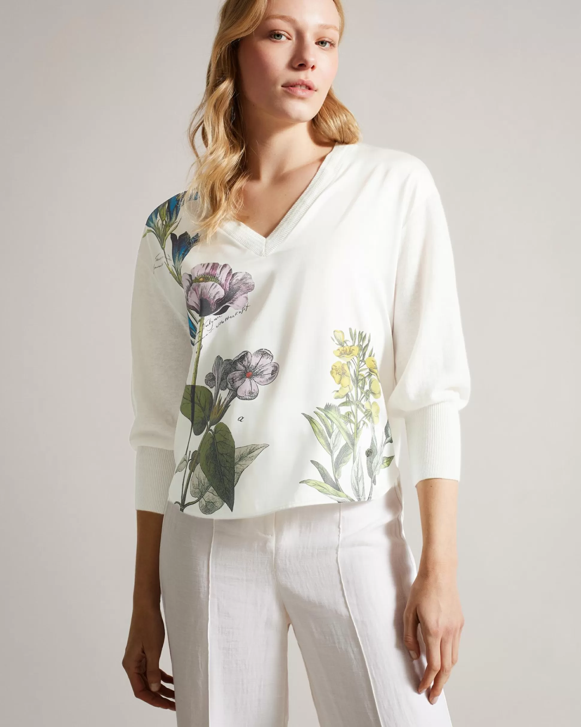 Jumpers & Cardigans | Tops & Blouses^Ted Baker Raili White