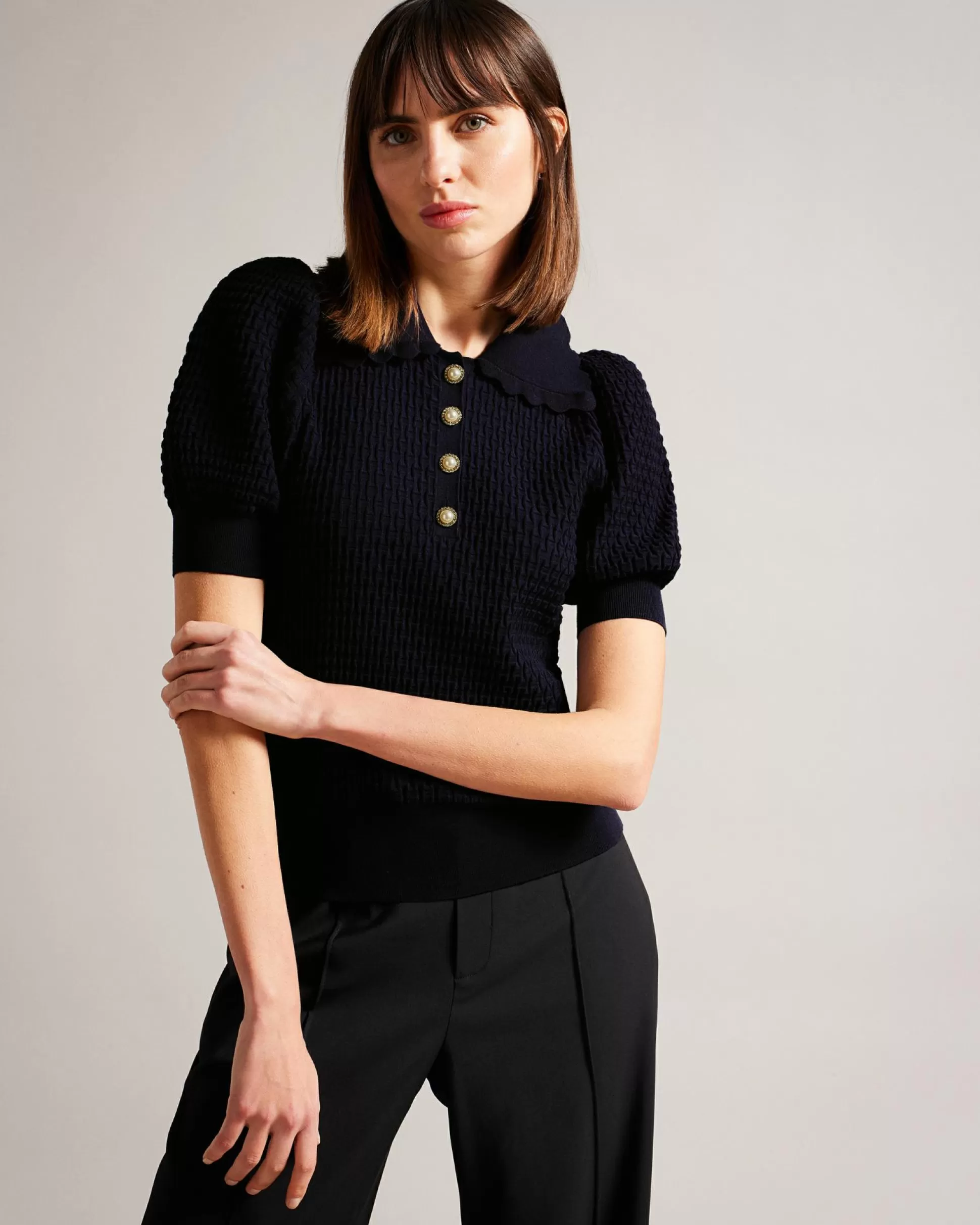 Jumpers & Cardigans | Tops & Blouses^Ted Baker Reannia Dark Blue