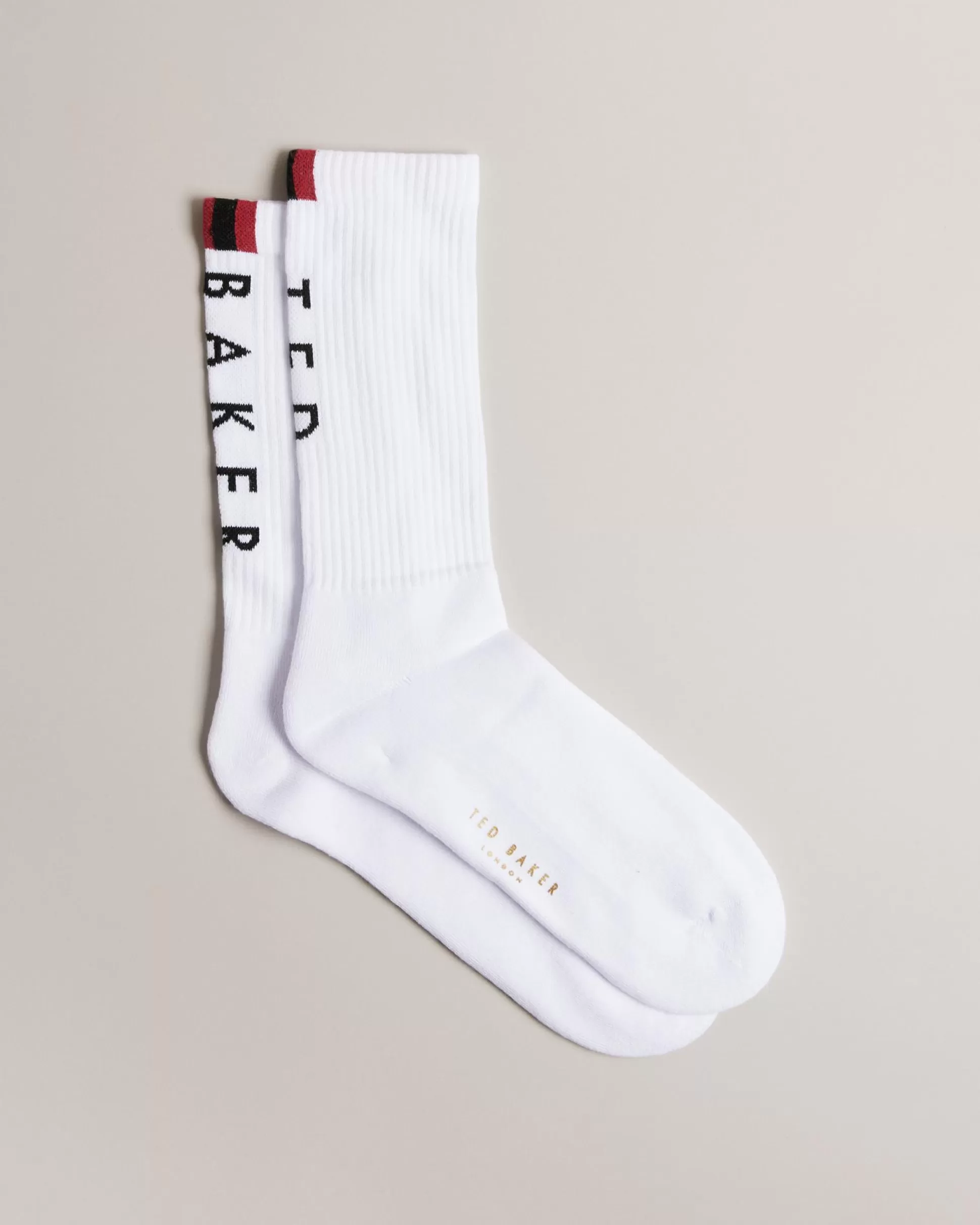 Socks^Ted Baker Redhot White