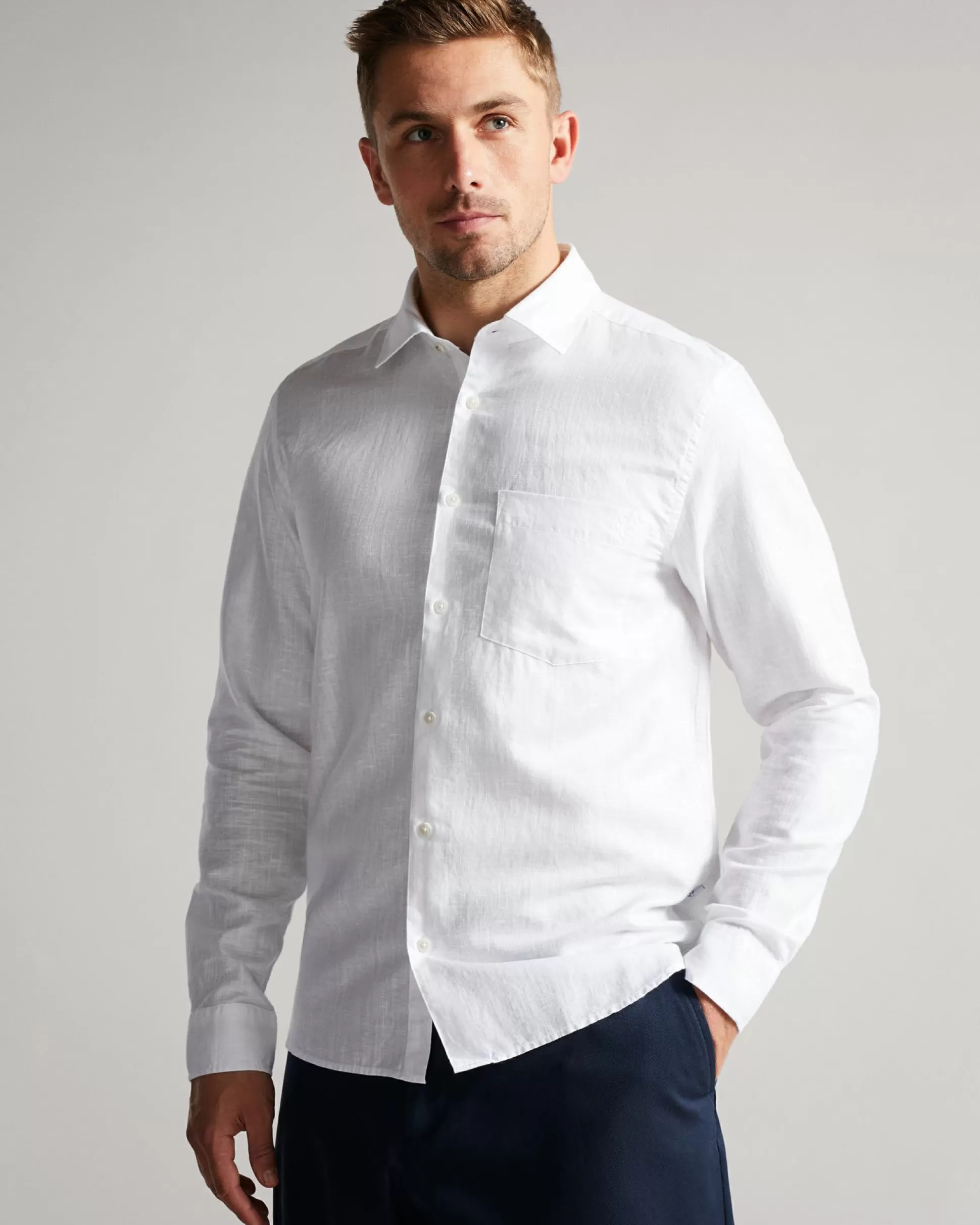 Shirts^Ted Baker Remark White