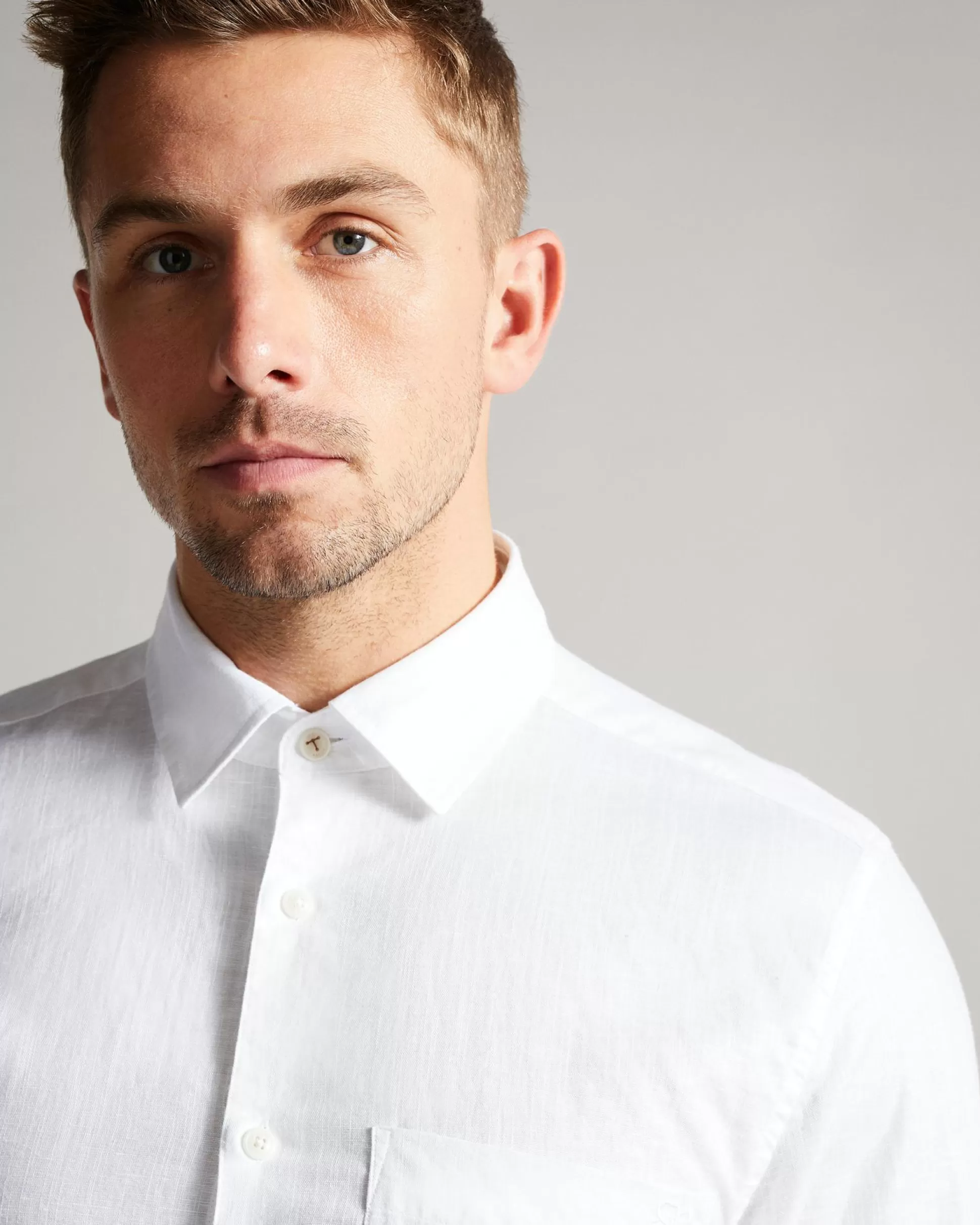 Shirts^Ted Baker Remark White