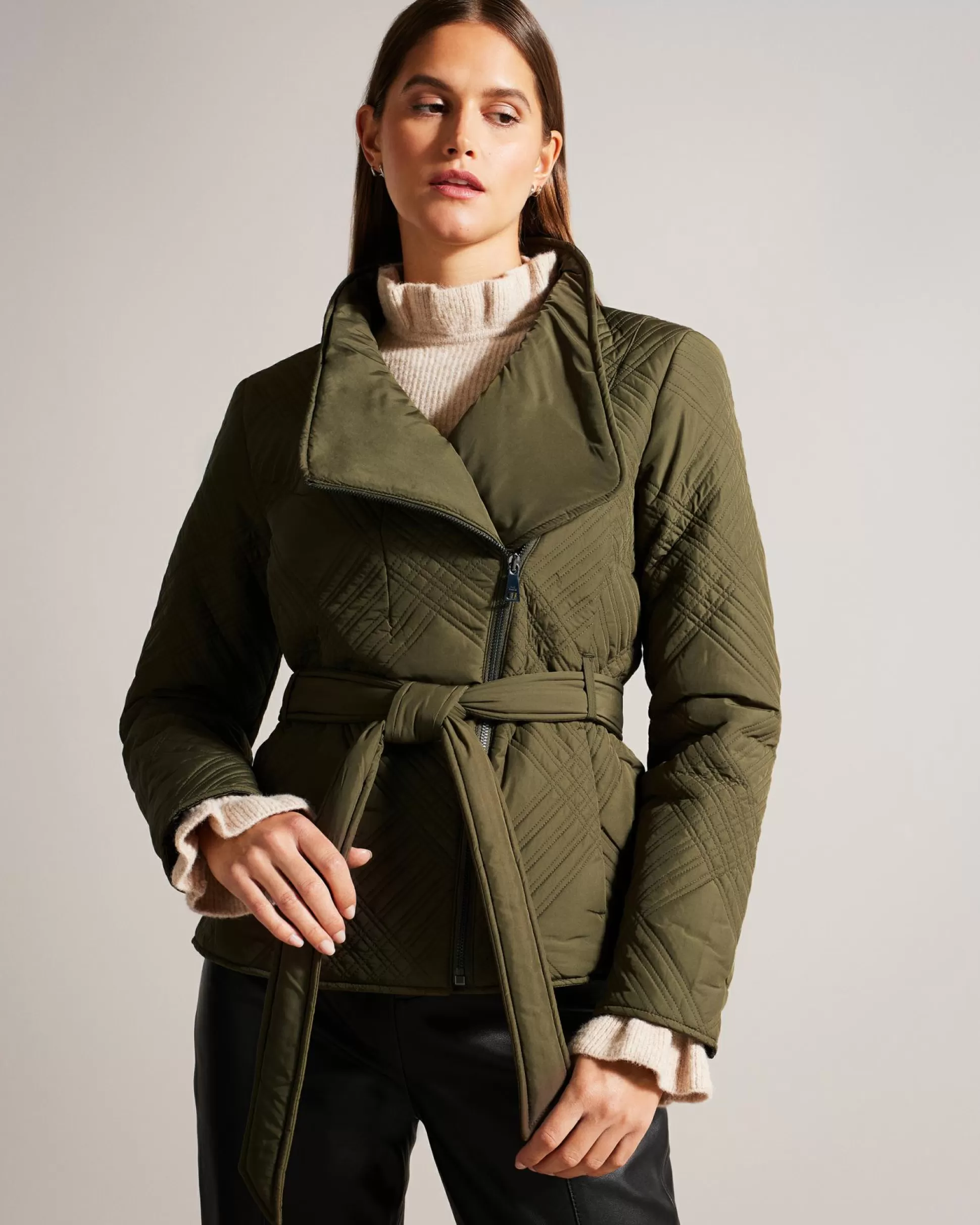 Coats & Jackets^Ted Baker Rosemia Khaki