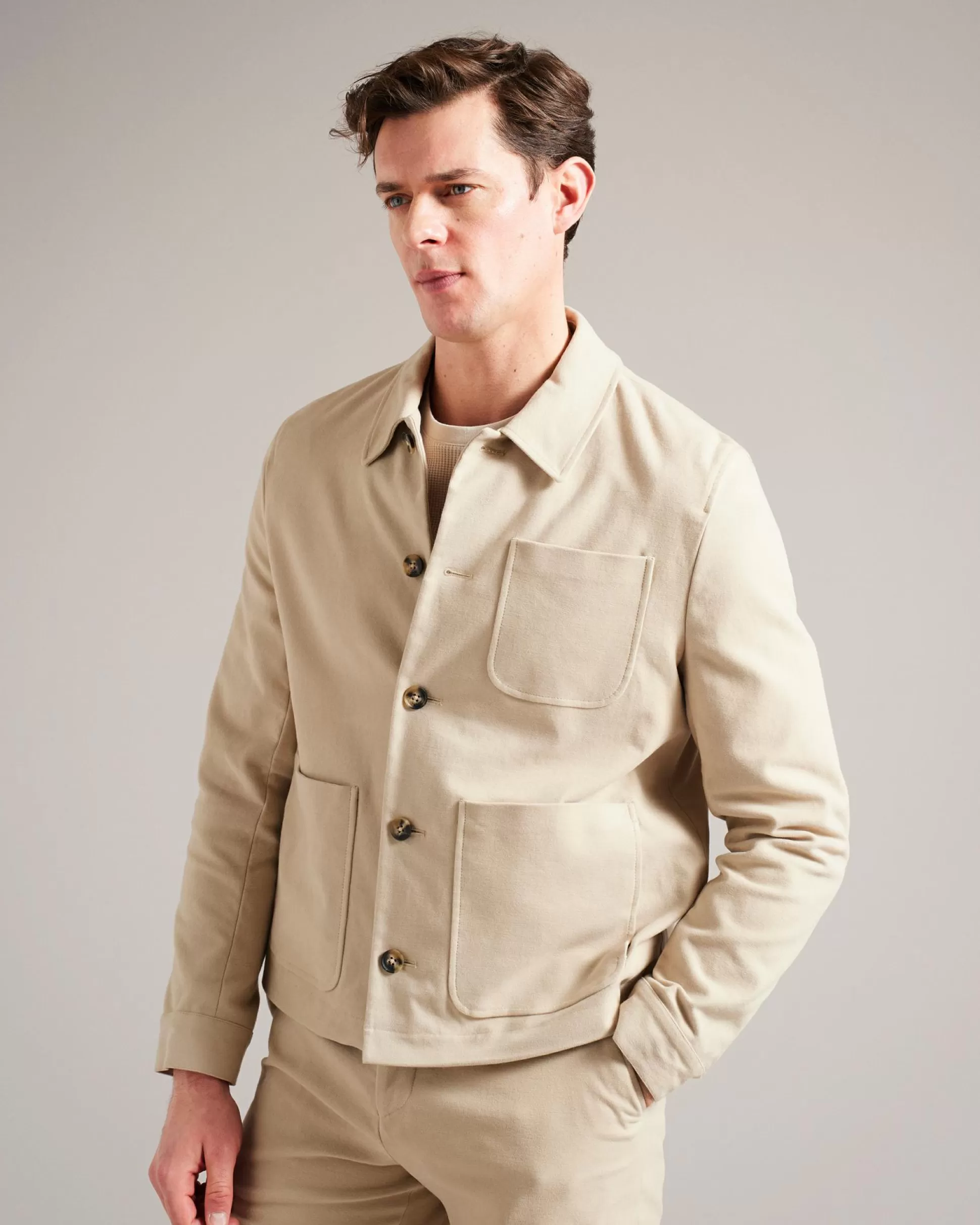 Coats & Jackets^Ted Baker Rufusj Taupe