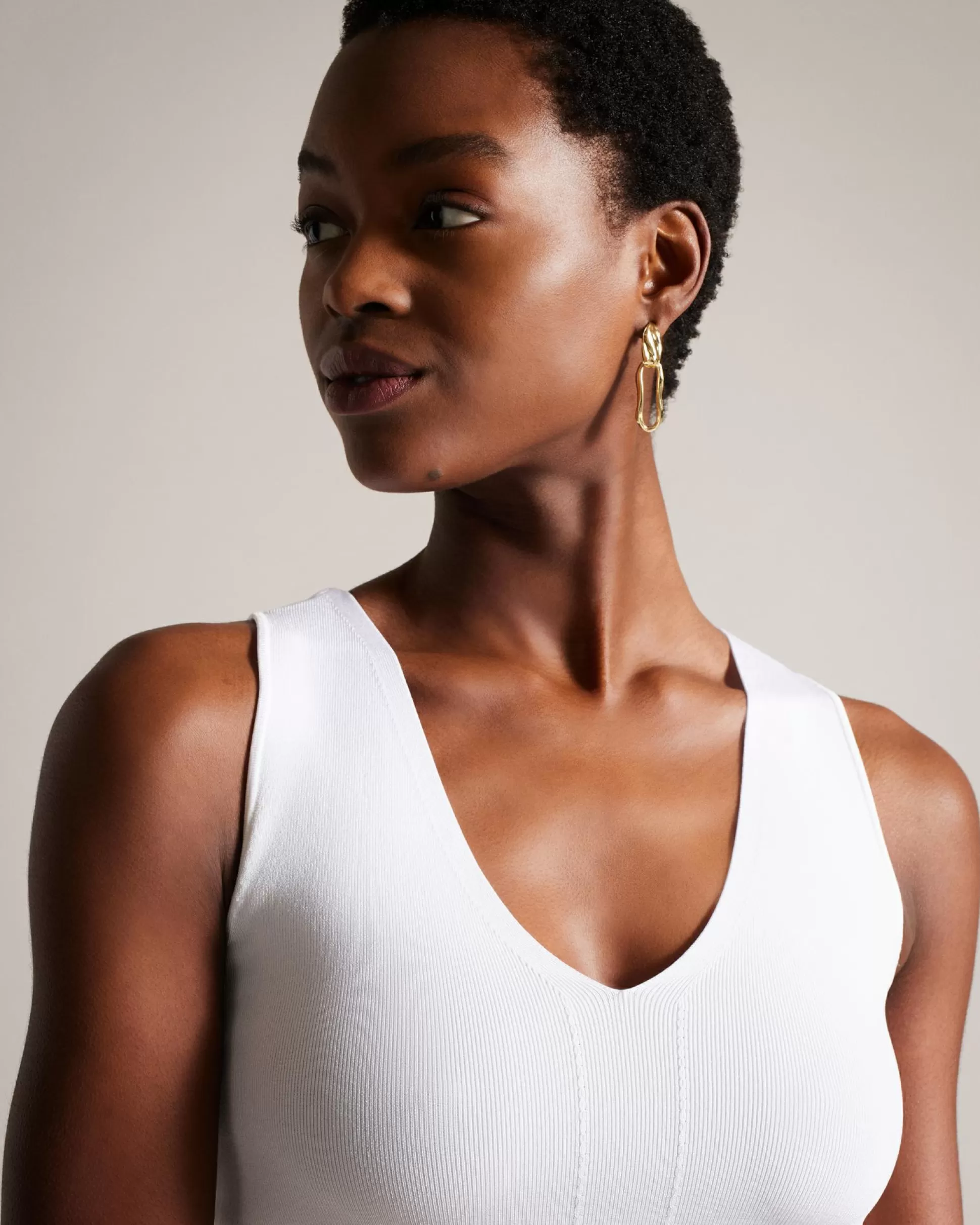 T-Shirts & Vests | Jumpers & Cardigans^Ted Baker Sarhaa White