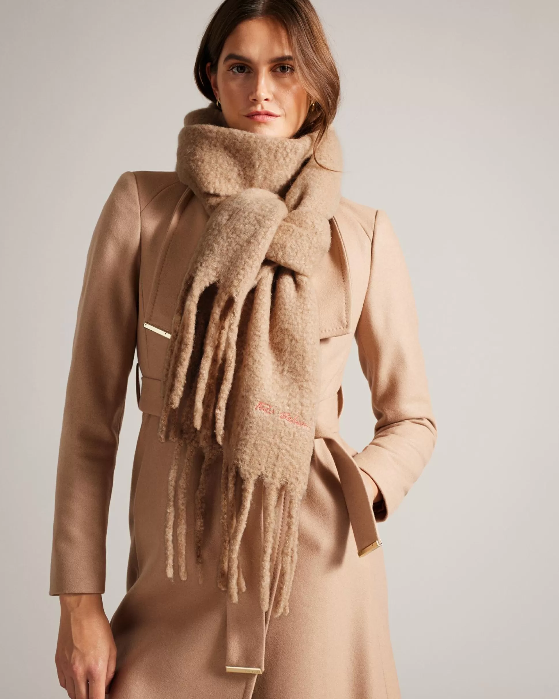 Scarves^Ted Baker Shelmas Taupe