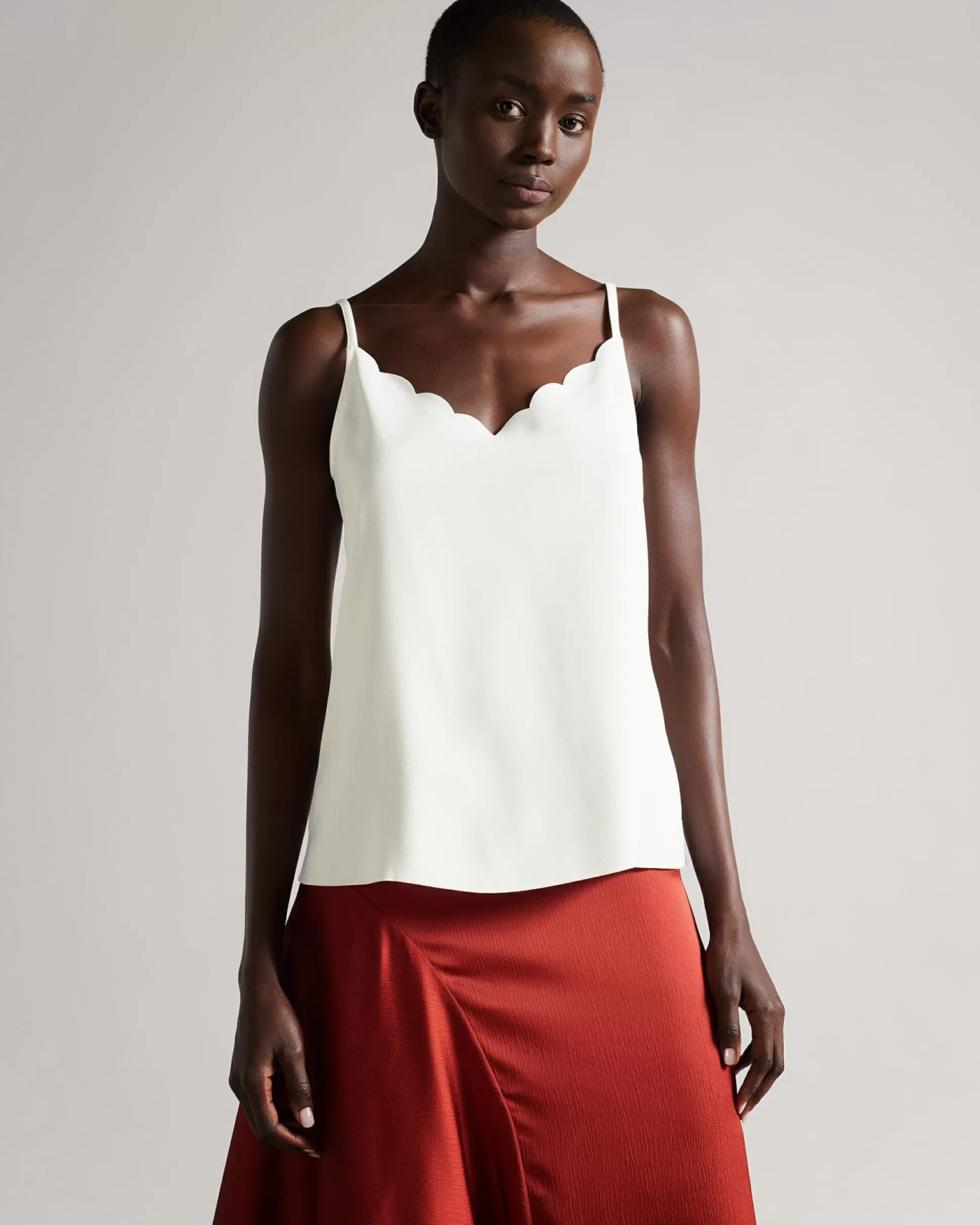 T-Shirts & Vests | Tops & Blouses^Ted Baker Siina Ivory