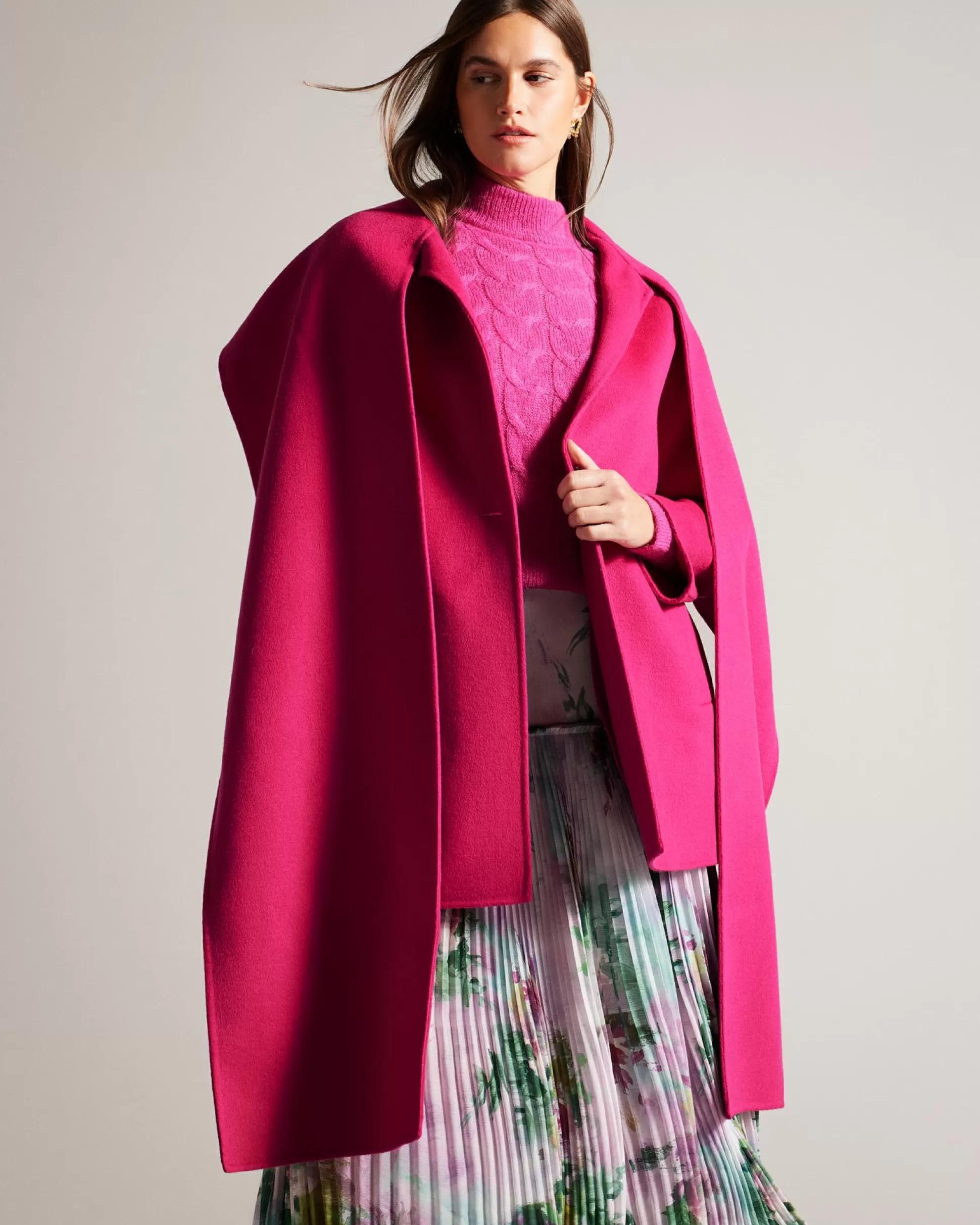 Coats & Jackets^Ted Baker Skylorr Bright Pink