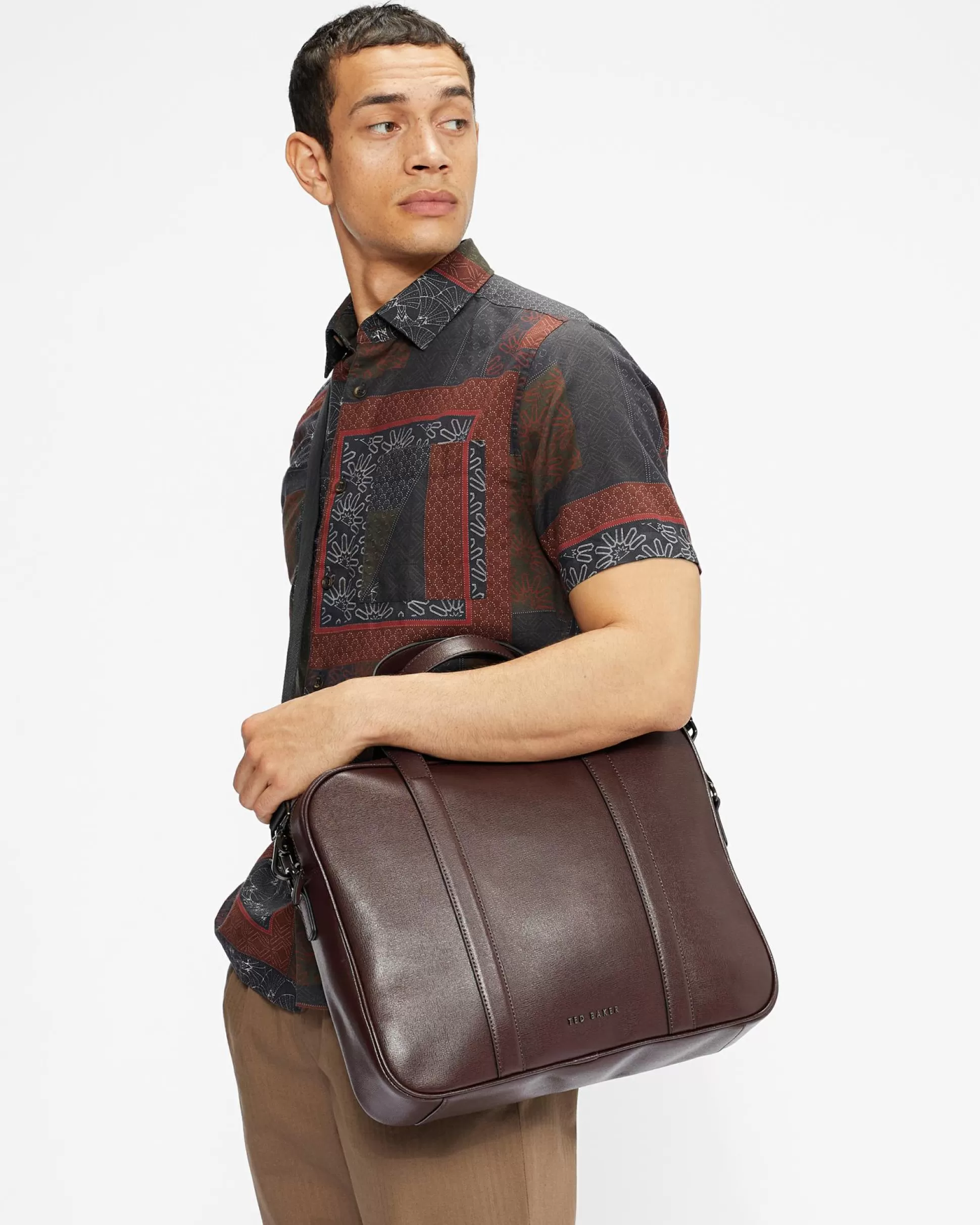 Work Bags | Document Bags^Ted Baker Strath Oxblood