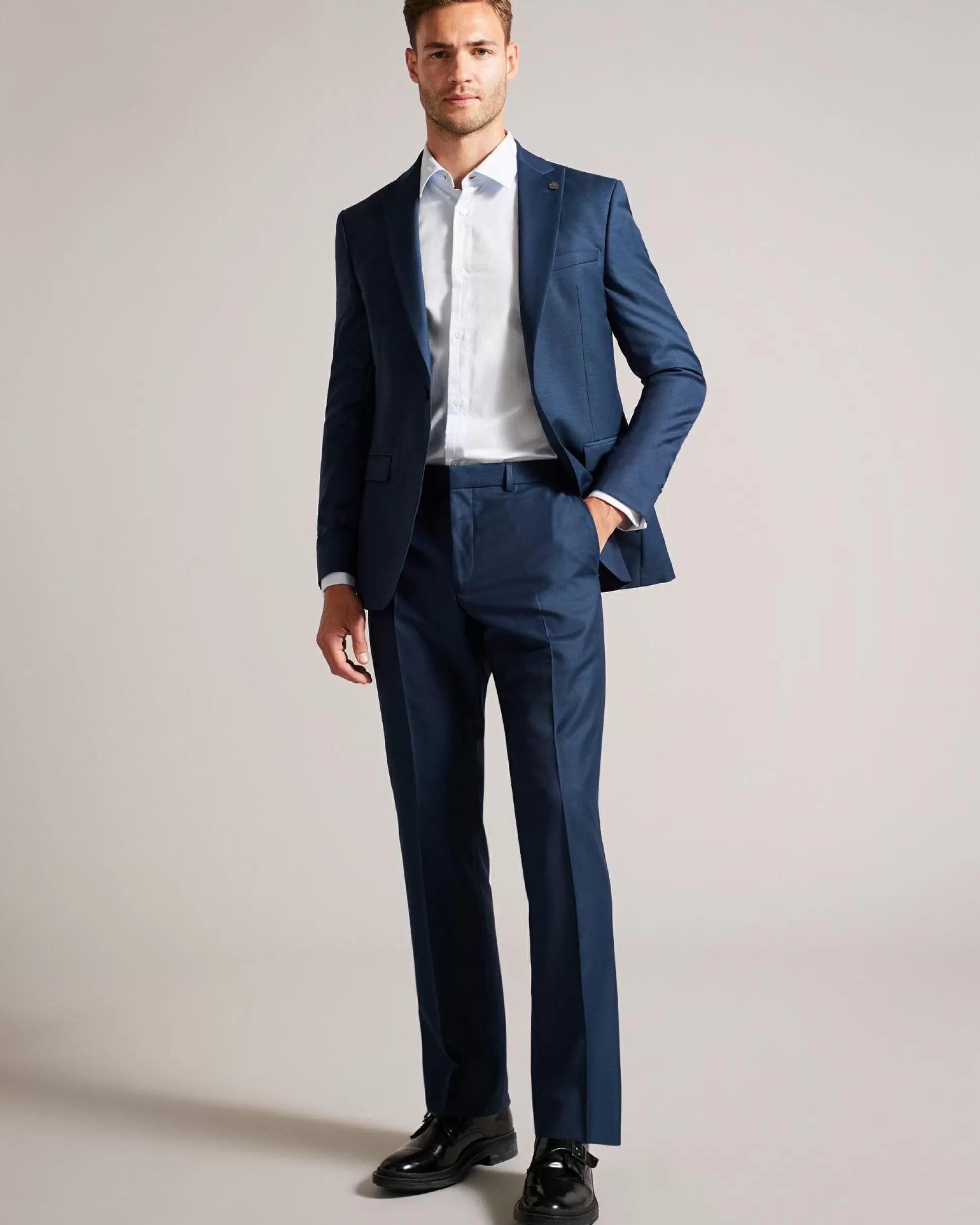 Trousers & Chinos | Suits^Ted Baker Taist Teal-Blue