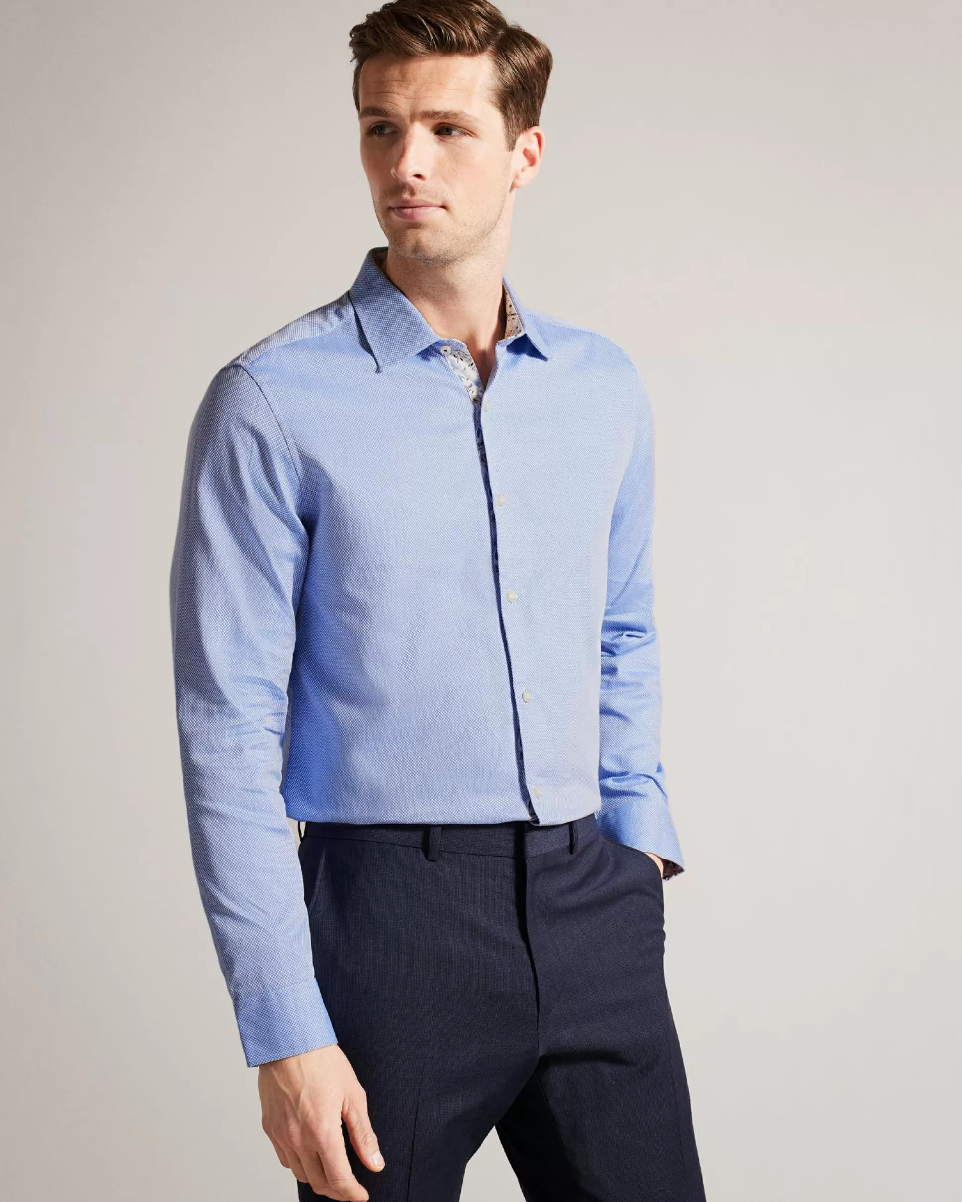 Shirts^Ted Baker Textls Blue