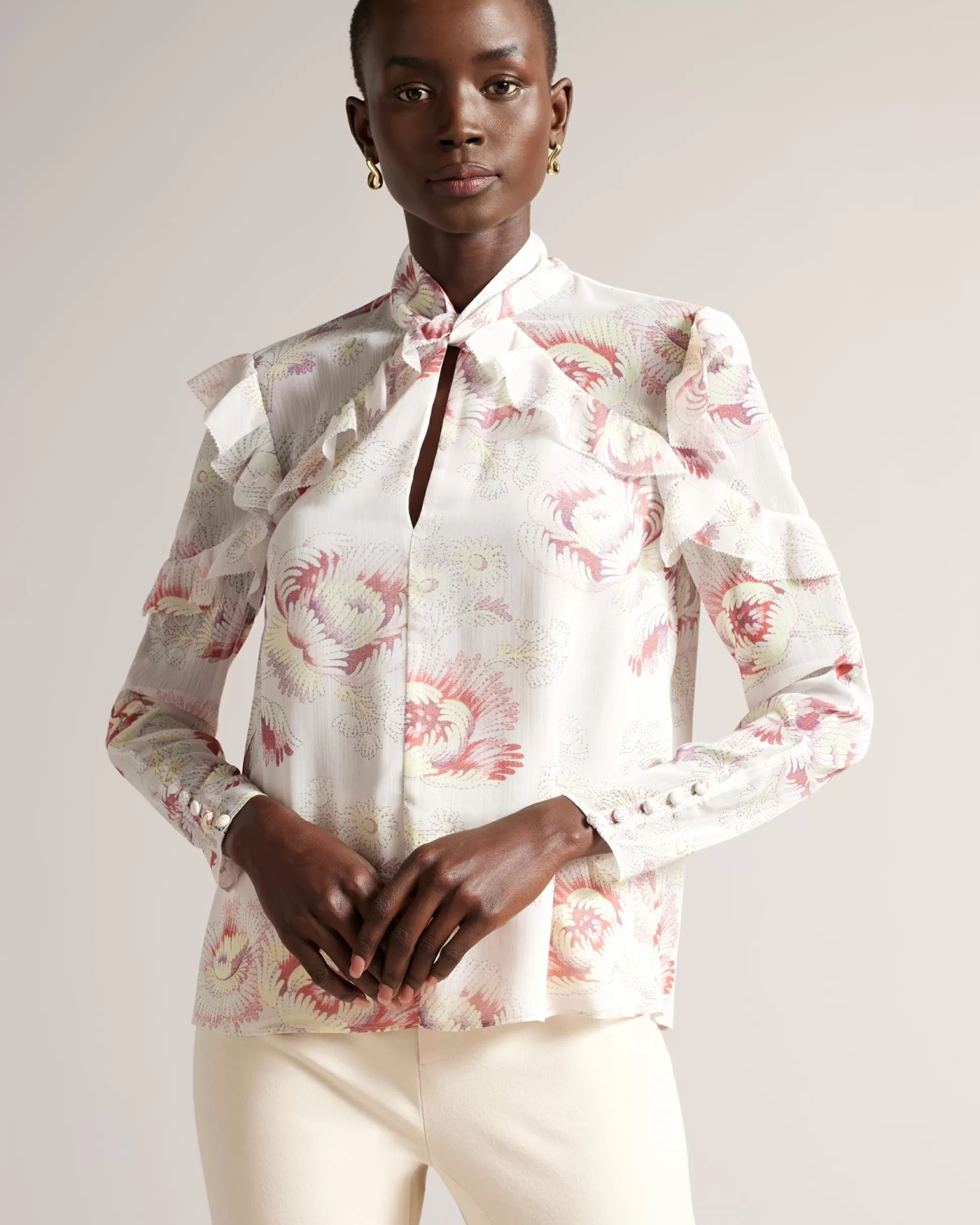 Tops & Blouses^Ted Baker Thellma Ivory