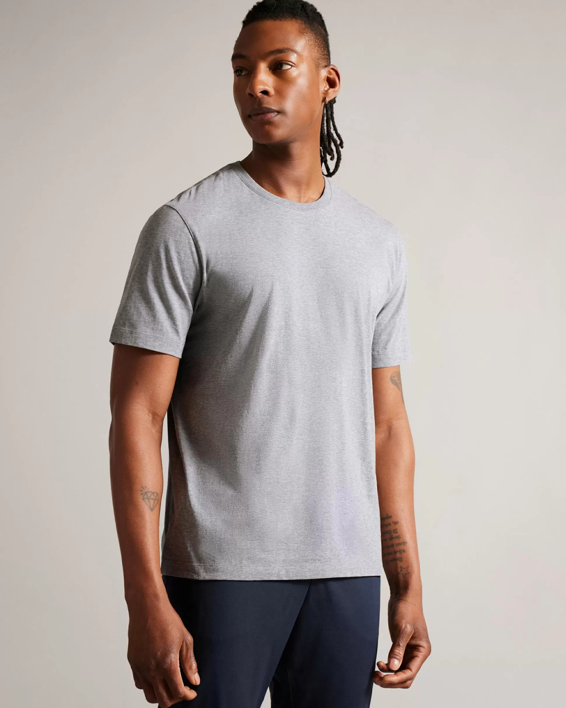 Tops^Ted Baker Tywinn Grey-Marl