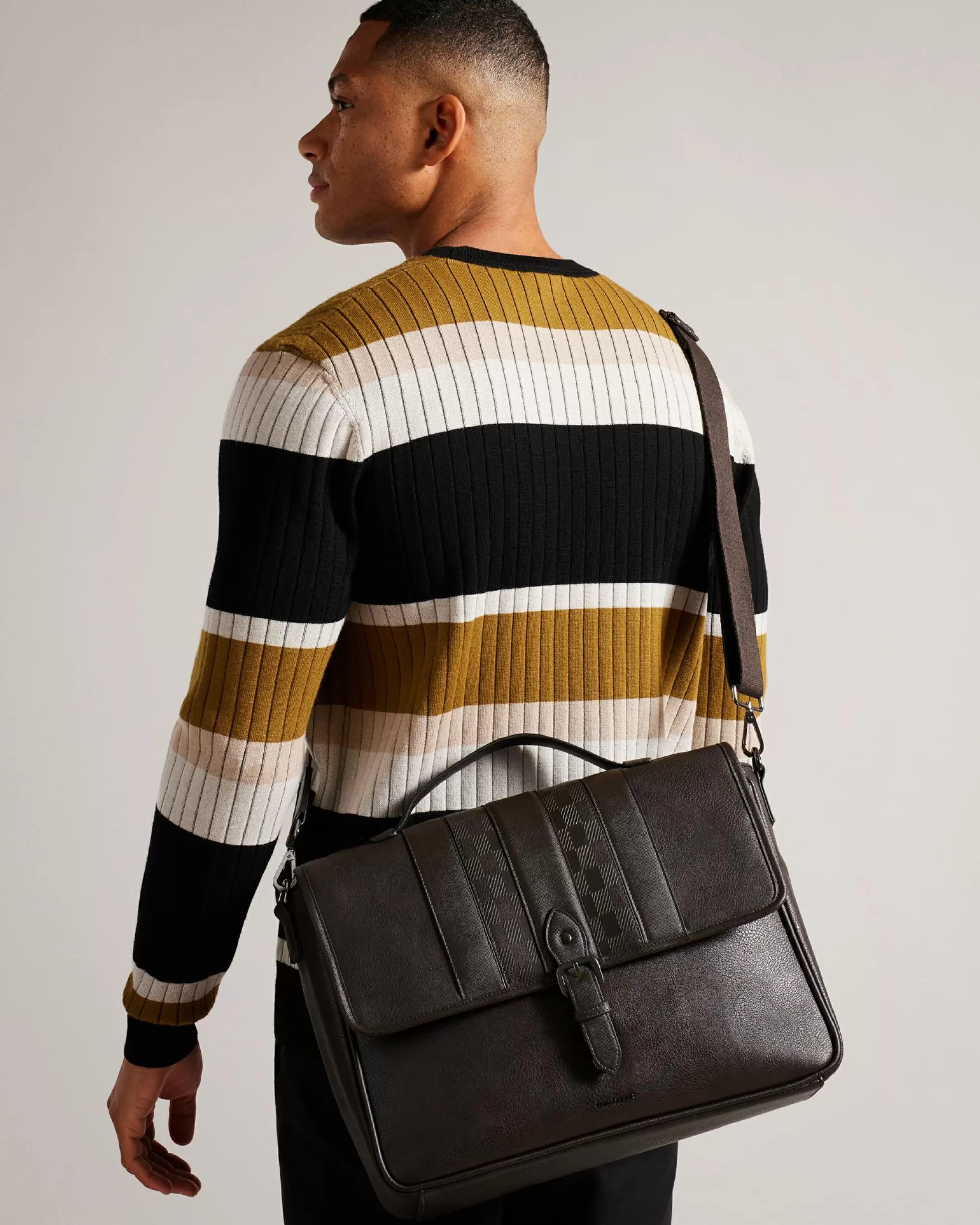 Document Bags^Ted Baker Wayvees Brown-Chocolate