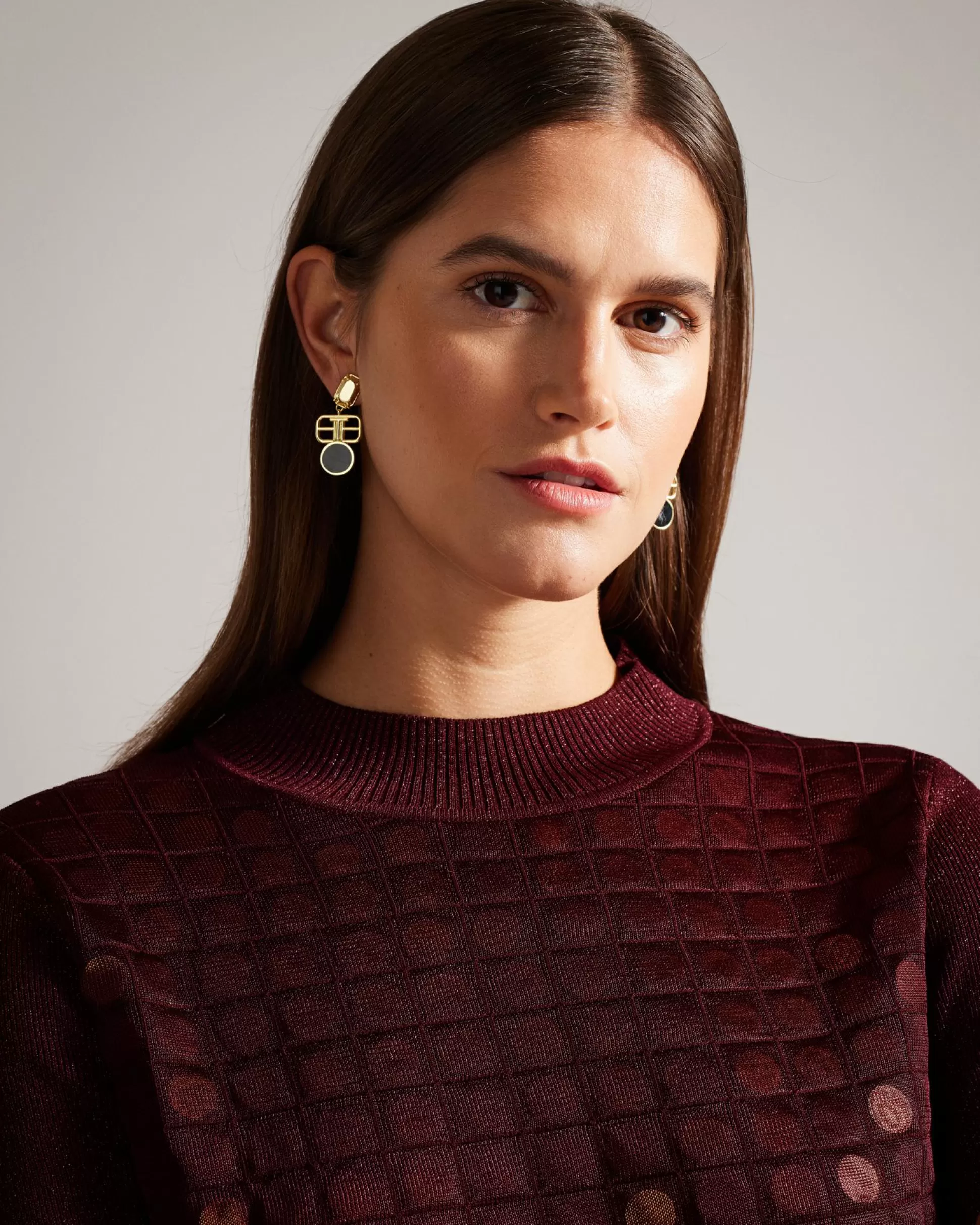 Jumpers & Cardigans^Ted Baker Yivonne Oxblood